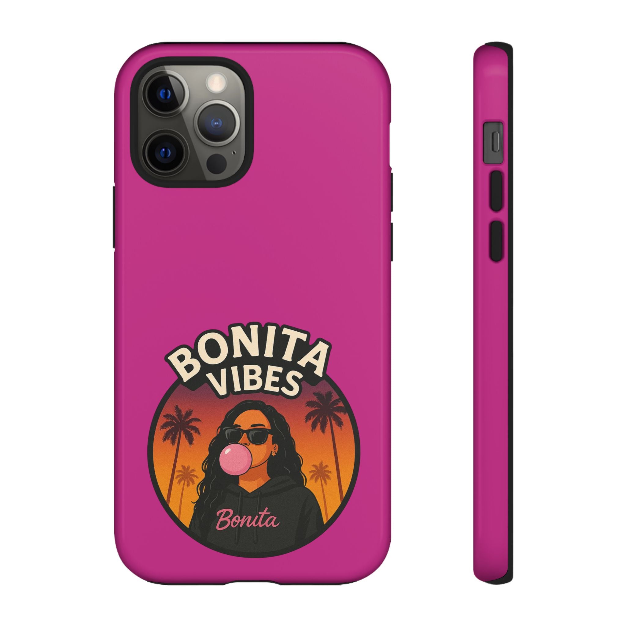 Bonita Vibes: Sunset Sway Pink Phone Case, For all the Trendsetters, Stylish for all Vibes - My Bonita Vibes