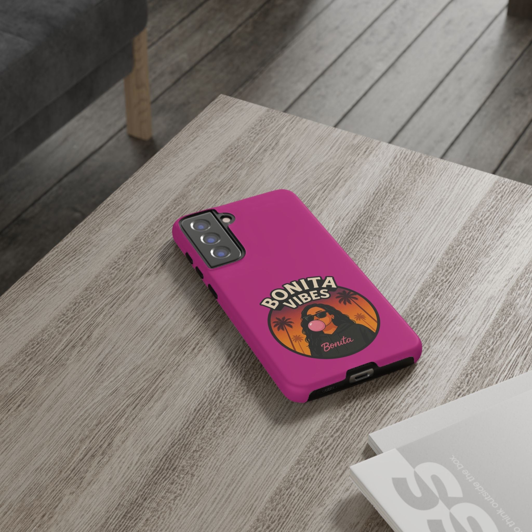 Bonita Vibes: Sunset Sway Pink Phone Case, For all the Trendsetters, Stylish for all Vibes - My Bonita Vibes