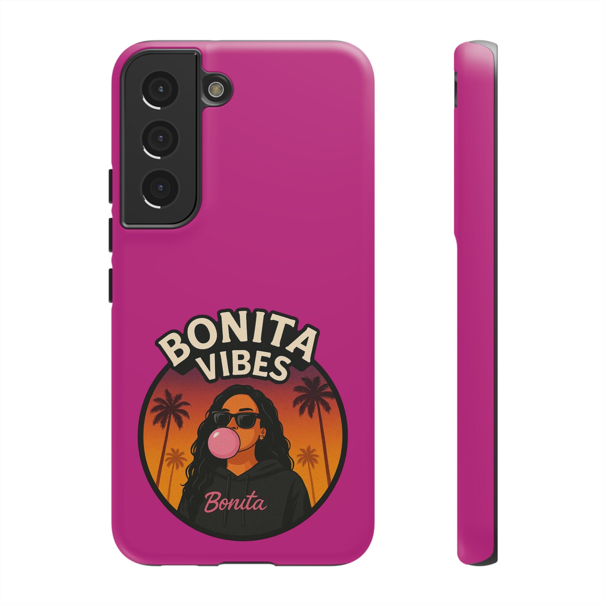 Bonita Vibes: Sunset Sway Pink Phone Case, For all the Trendsetters, Stylish for all Vibes - My Bonita Vibes