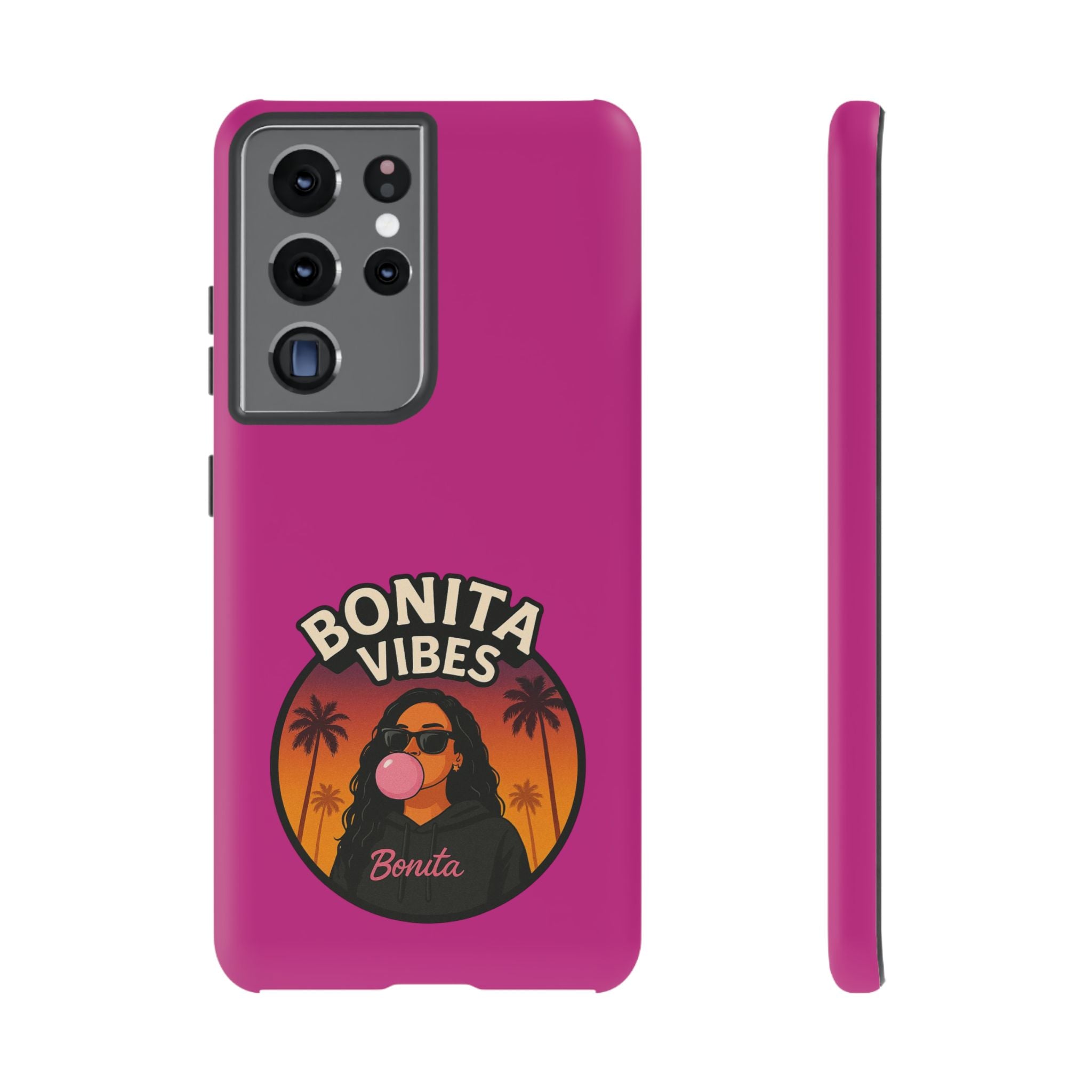 Bonita Vibes: Sunset Sway Pink Phone Case, For all the Trendsetters, Stylish for all Vibes - My Bonita Vibes