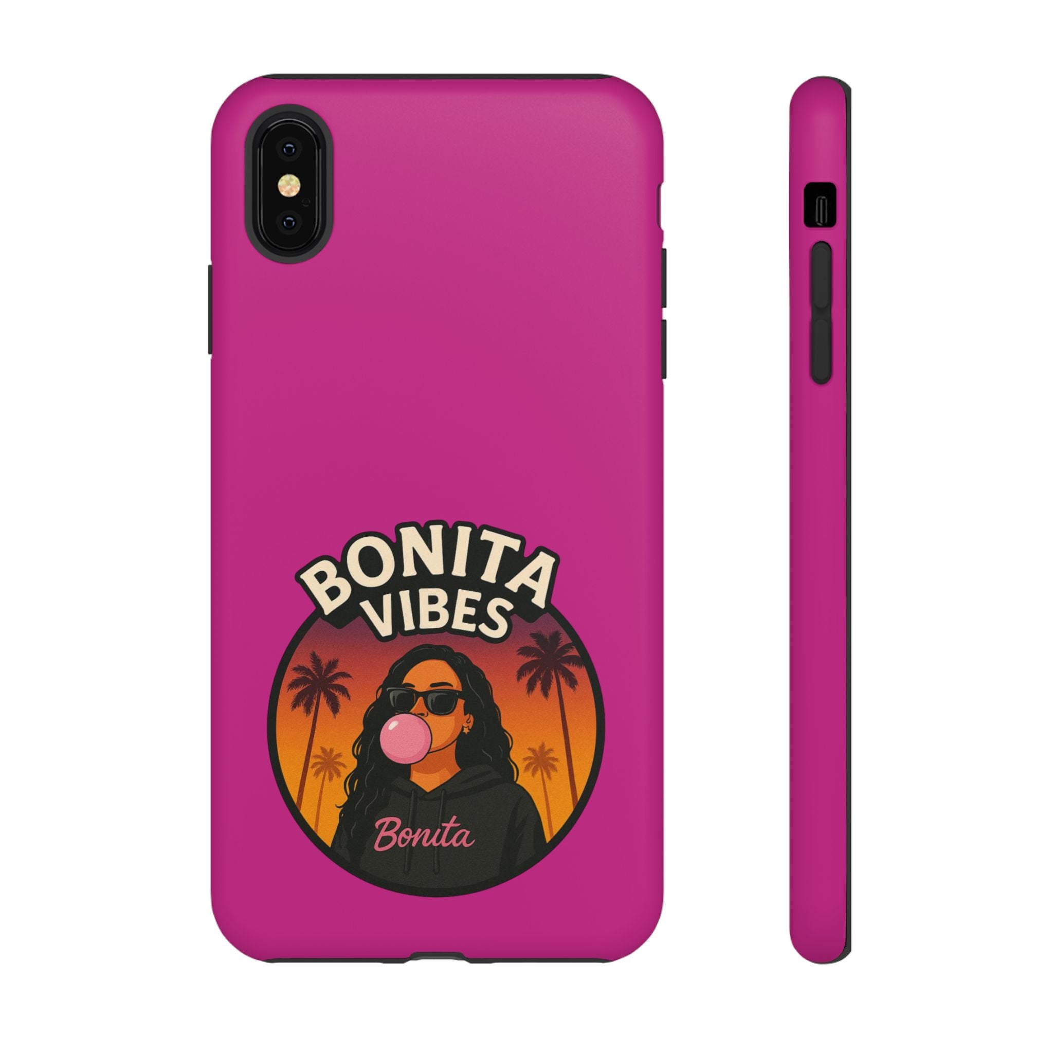 Bonita Vibes: Sunset Sway Pink Phone Case, For all the Trendsetters, Stylish for all Vibes - My Bonita Vibes
