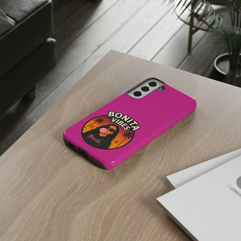 Bonita Vibes: Sunset Sway Pink Phone Case, For all the Trendsetters, Stylish for all Vibes - My Bonita Vibes