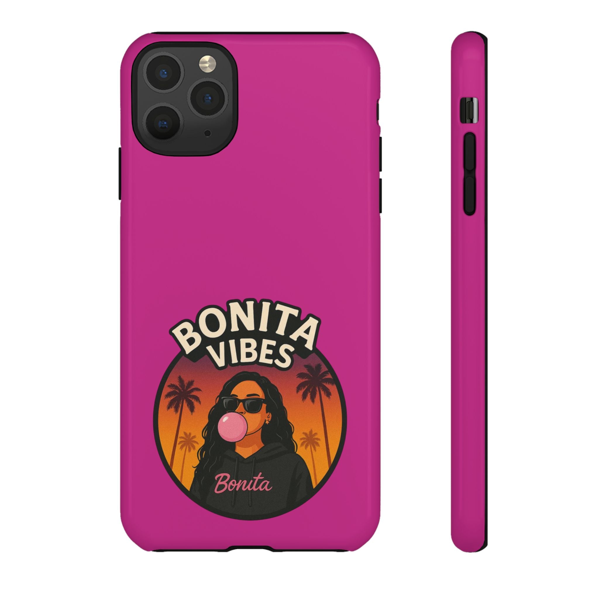 Bonita Vibes: Sunset Sway Pink Phone Case, For all the Trendsetters, Stylish for all Vibes - My Bonita Vibes