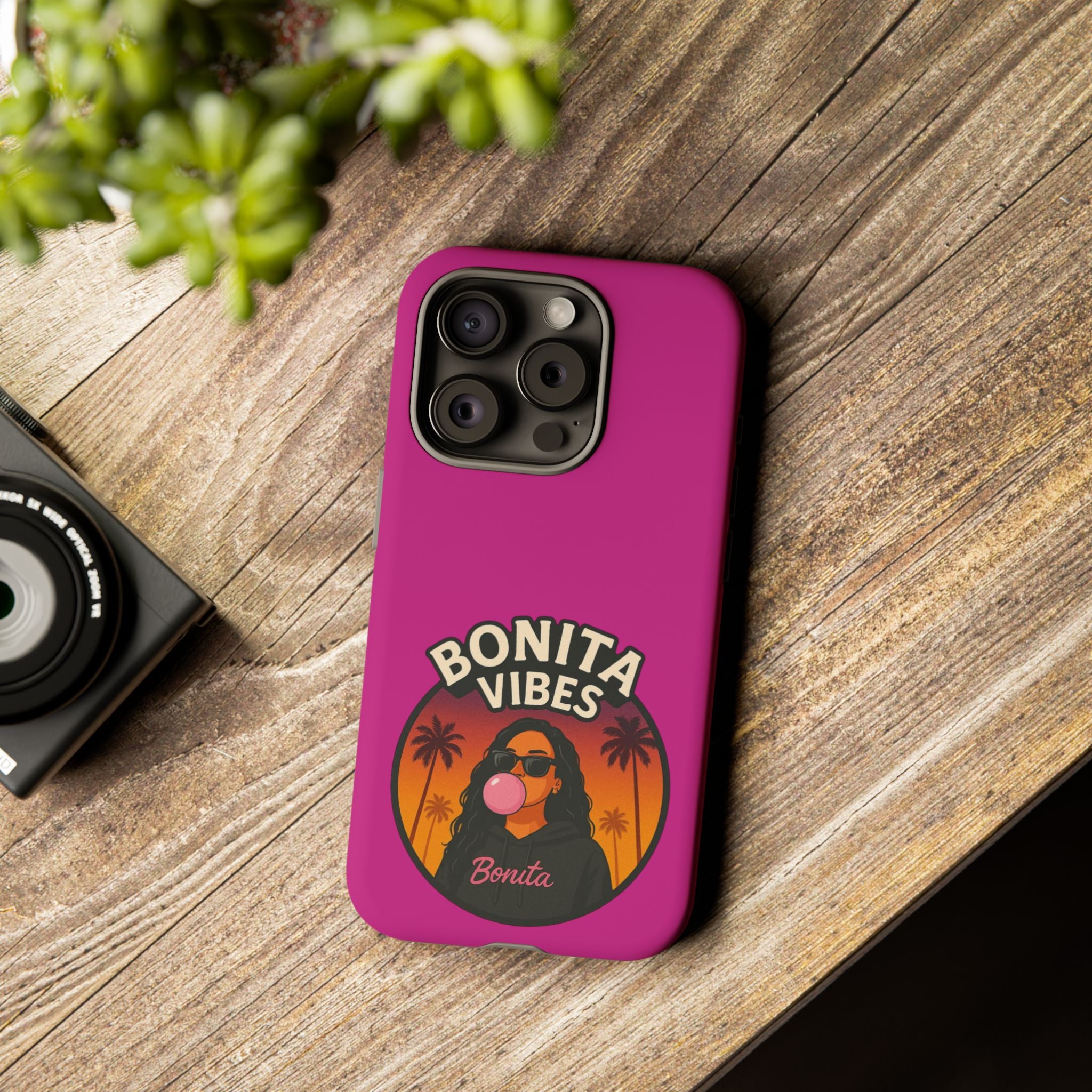Bonita Vibes: Sunset Sway Pink Phone Case, For all the Trendsetters, Stylish for all Vibes - My Bonita Vibes