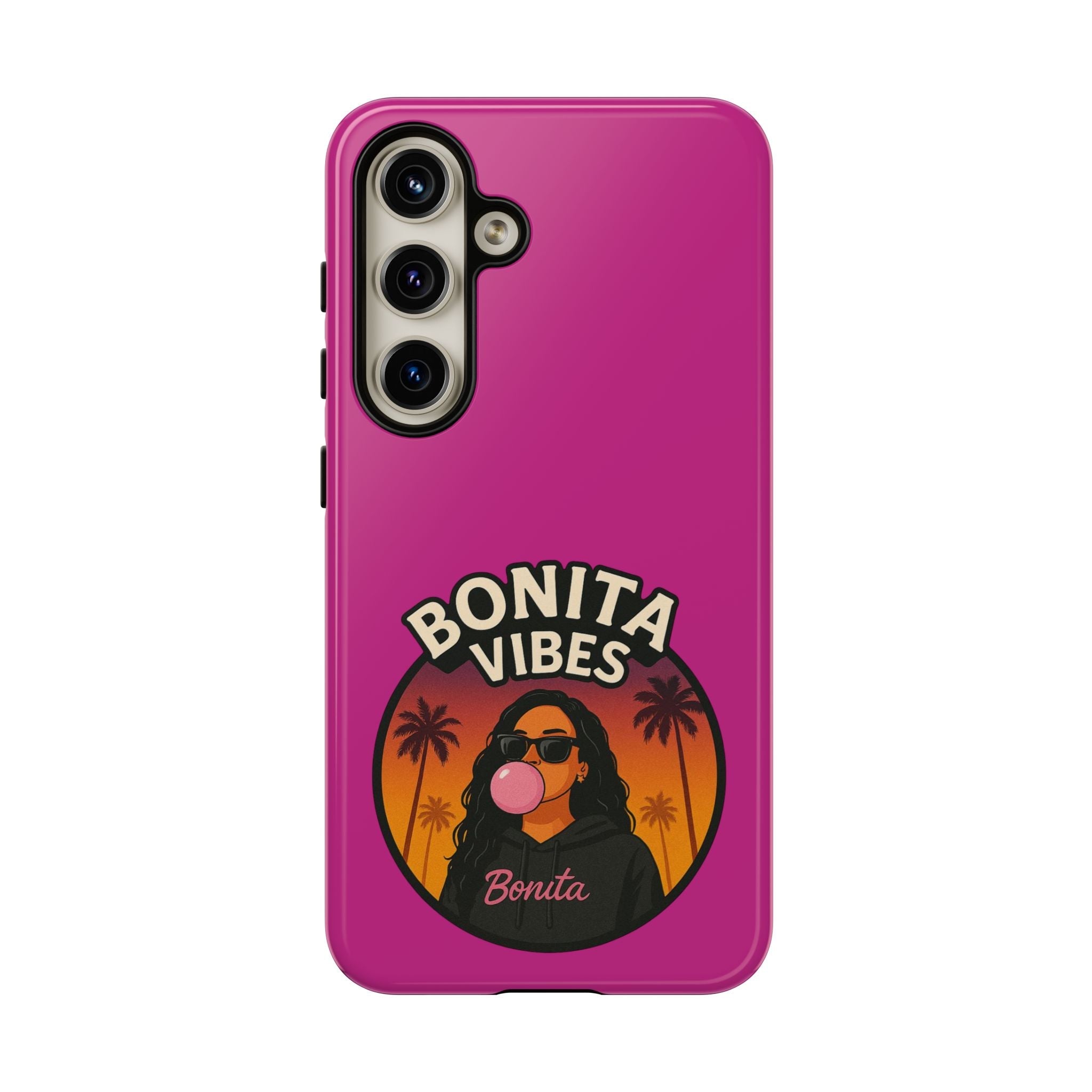 Bonita Vibes: Sunset Sway Pink Phone Case, For all the Trendsetters, Stylish for all Vibes - My Bonita Vibes
