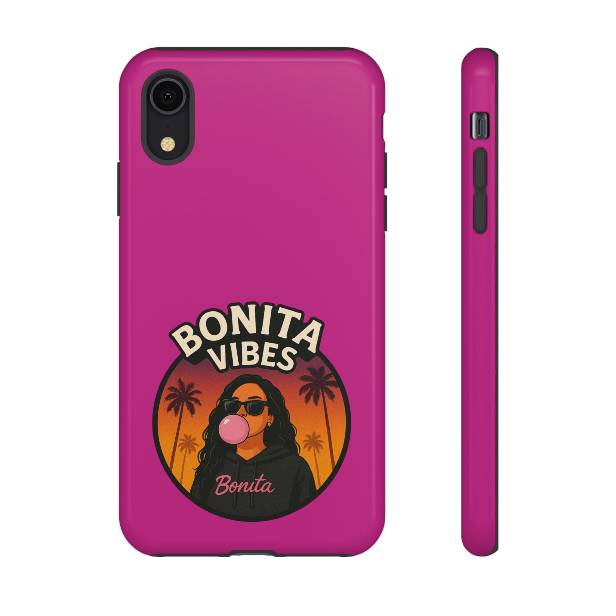 Bonita Vibes: Sunset Sway Pink Phone Case, For all the Trendsetters, Stylish for all Vibes - My Bonita Vibes