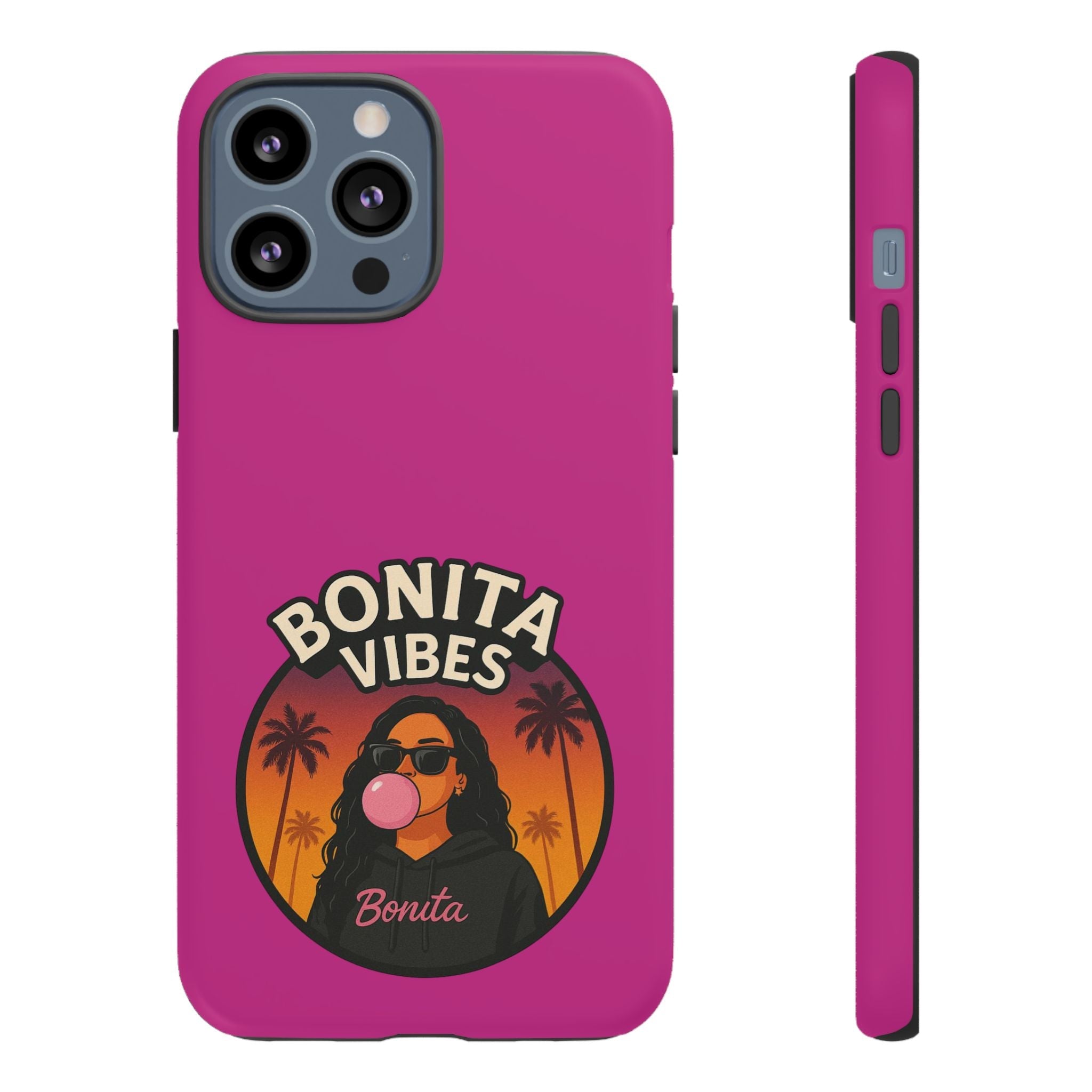 Bonita Vibes: Sunset Sway Pink Phone Case, For all the Trendsetters, Stylish for all Vibes - My Bonita Vibes