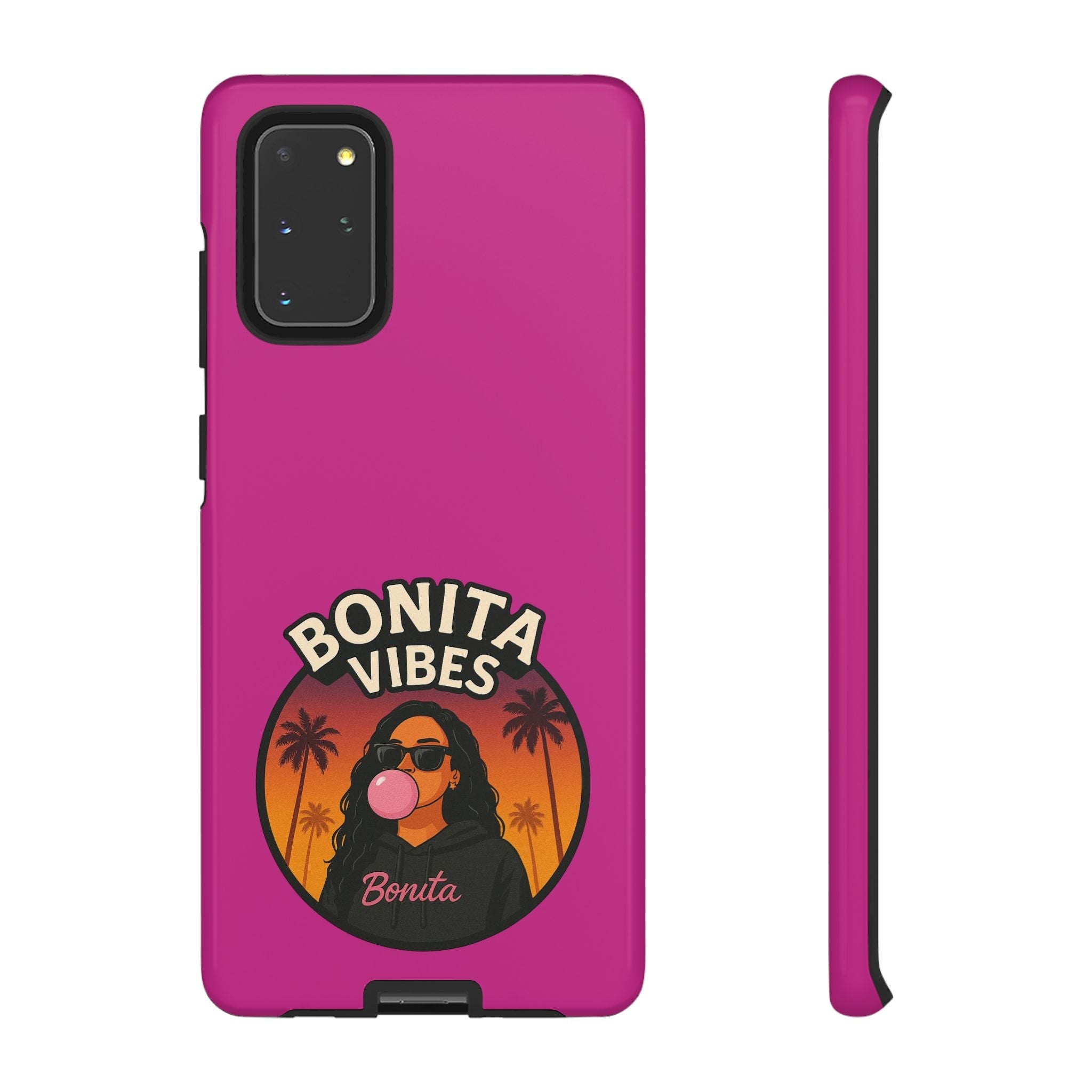 Bonita Vibes: Sunset Sway Pink Phone Case, For all the Trendsetters, Stylish for all Vibes - My Bonita Vibes