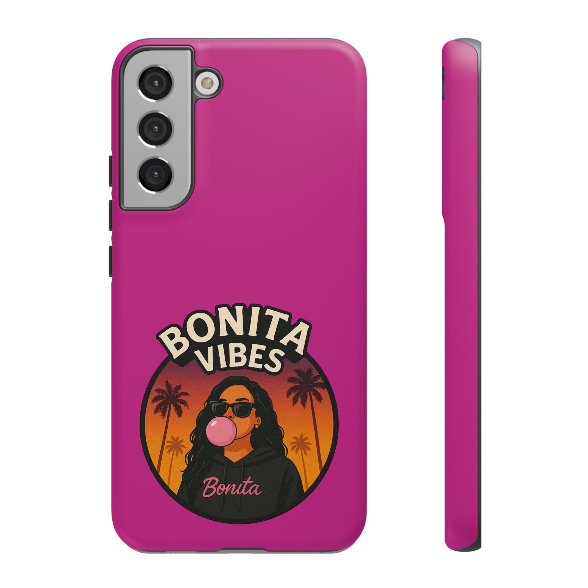 Bonita Vibes: Sunset Sway Pink Phone Case, For all the Trendsetters, Stylish for all Vibes - My Bonita Vibes
