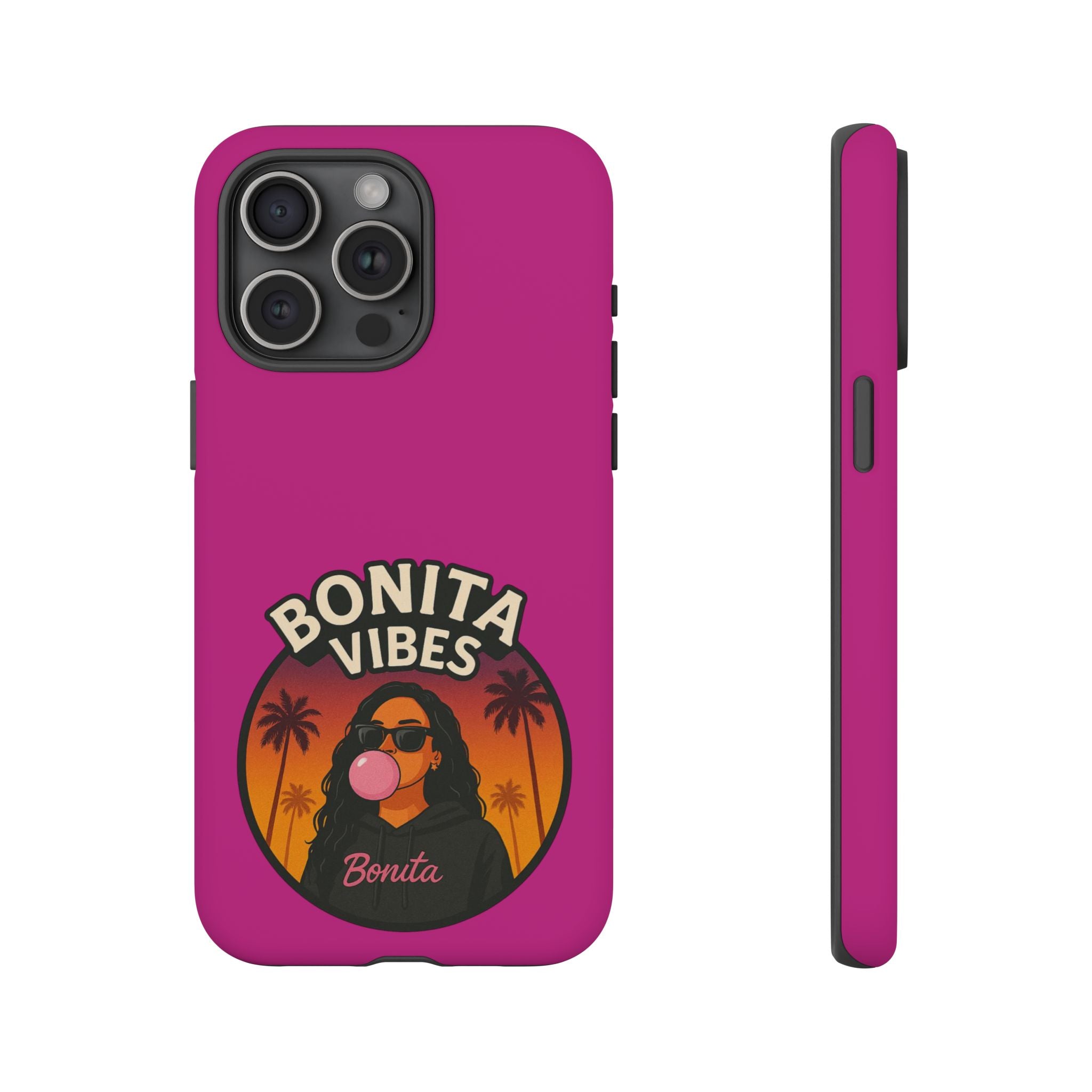 Bonita Vibes: Sunset Sway Pink Phone Case, For all the Trendsetters, Stylish for all Vibes - My Bonita Vibes