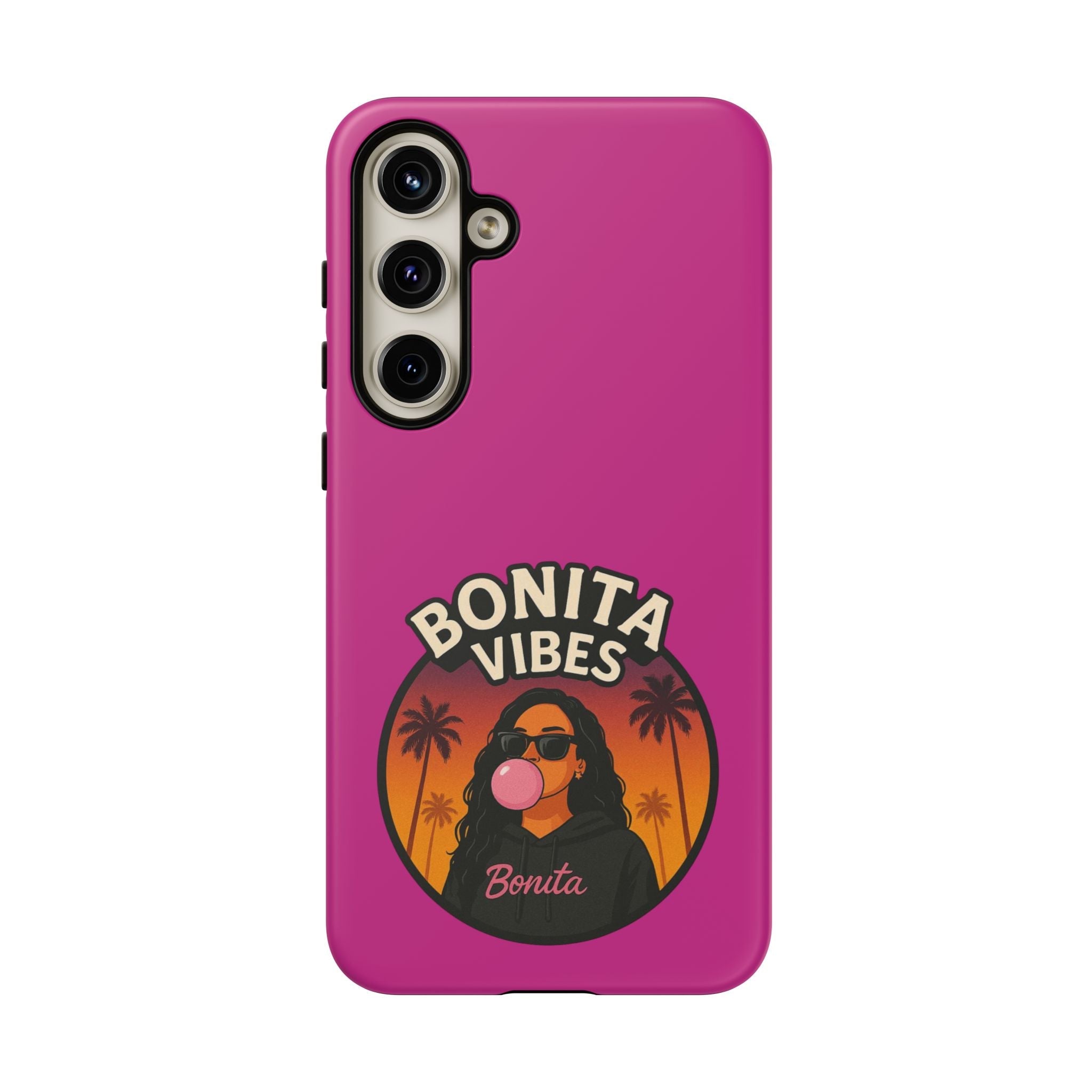 Bonita Vibes: Sunset Sway Pink Phone Case, For all the Trendsetters, Stylish for all Vibes - My Bonita Vibes
