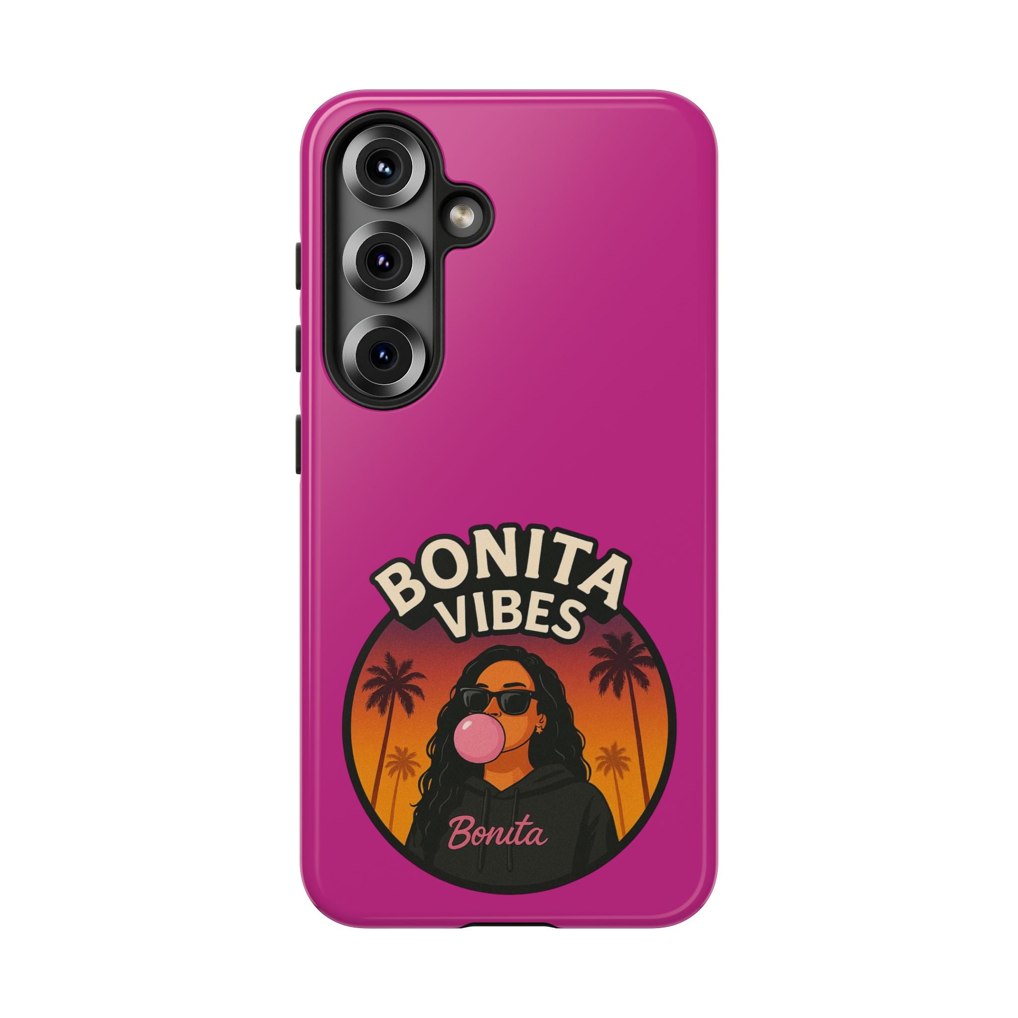 Bonita Vibes: Sunset Sway Pink Phone Case, For all the Trendsetters, Stylish for all Vibes - My Bonita Vibes