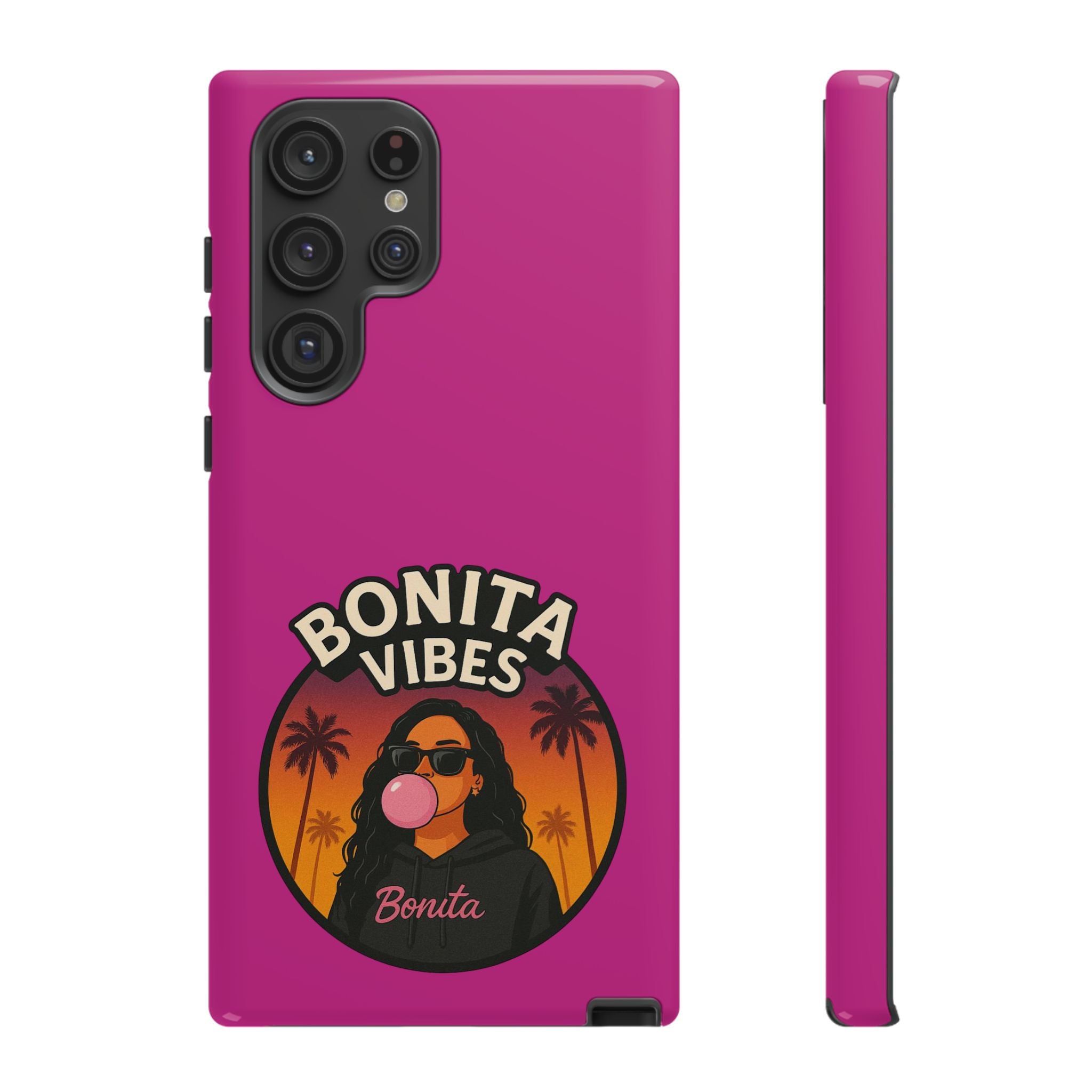 Bonita Vibes: Sunset Sway Pink Phone Case, For all the Trendsetters, Stylish for all Vibes - My Bonita Vibes