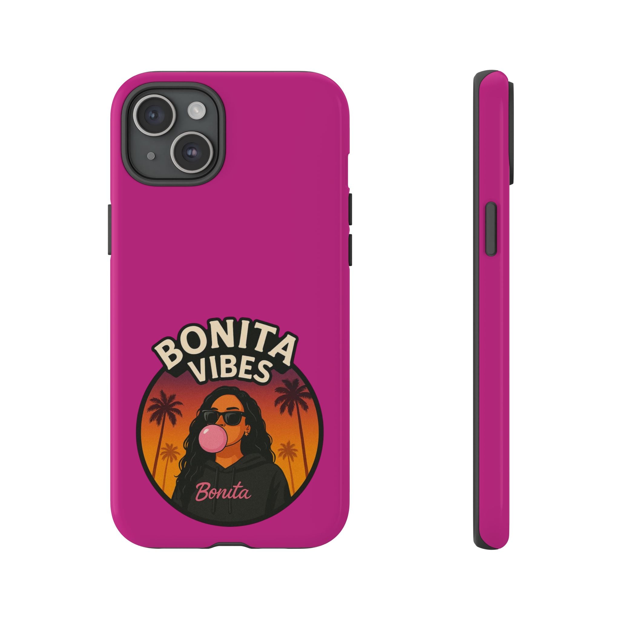 Bonita Vibes: Sunset Sway Pink Phone Case, For all the Trendsetters, Stylish for all Vibes - My Bonita Vibes