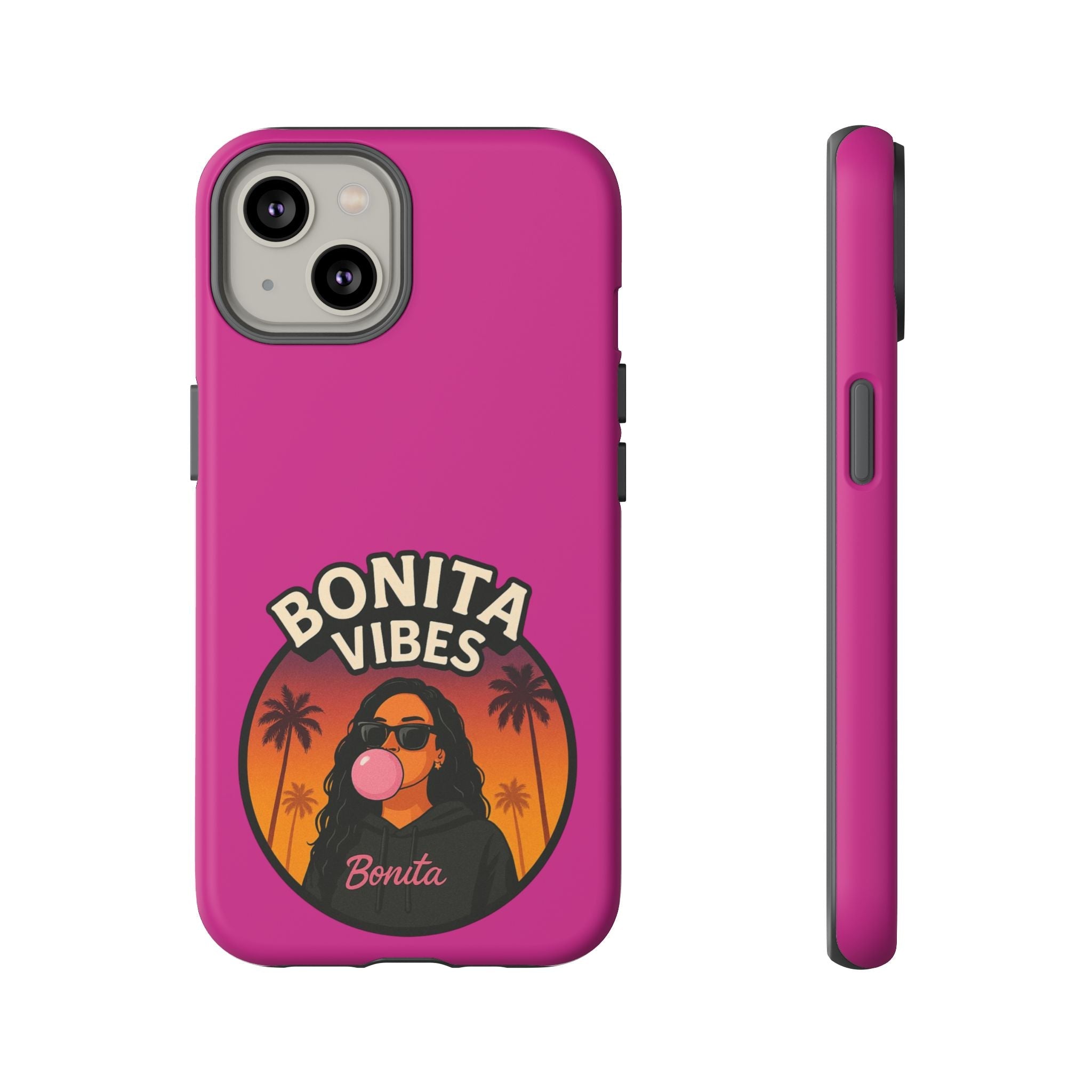 Bonita Vibes: Sunset Sway Pink Phone Case, For all the Trendsetters, Stylish for all Vibes - My Bonita Vibes