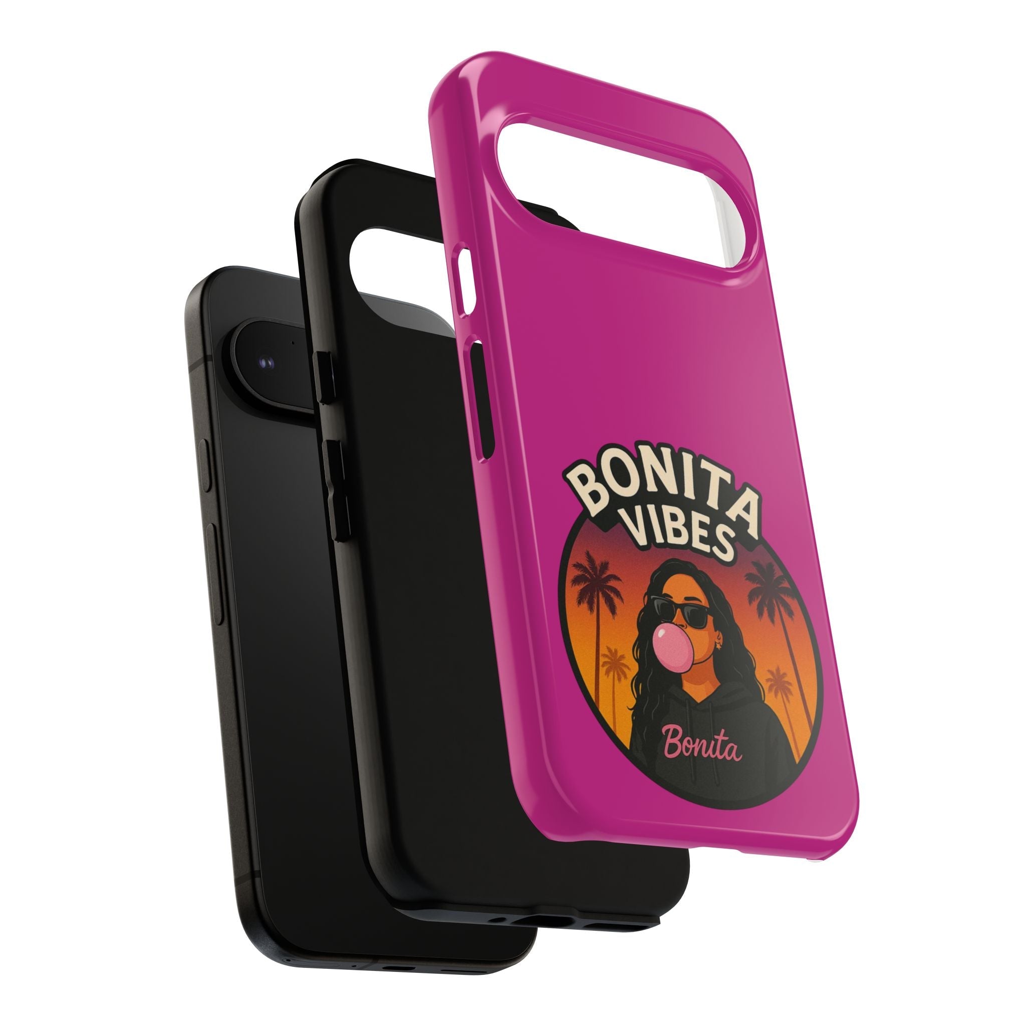 Bonita Vibes: Sunset Sway Pink Phone Case, For all the Trendsetters, Stylish for all Vibes - My Bonita Vibes