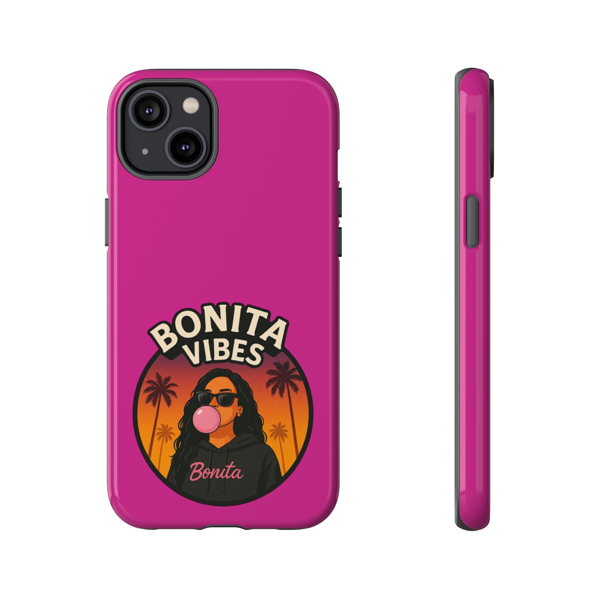 Bonita Vibes: Sunset Sway Pink Phone Case, For all the Trendsetters, Stylish for all Vibes - My Bonita Vibes
