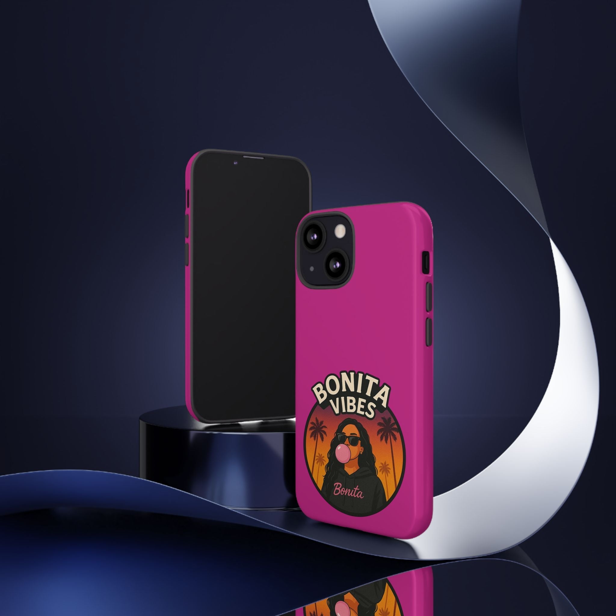 Bonita Vibes: Sunset Sway Pink Phone Case, For all the Trendsetters, Stylish for all Vibes - My Bonita Vibes