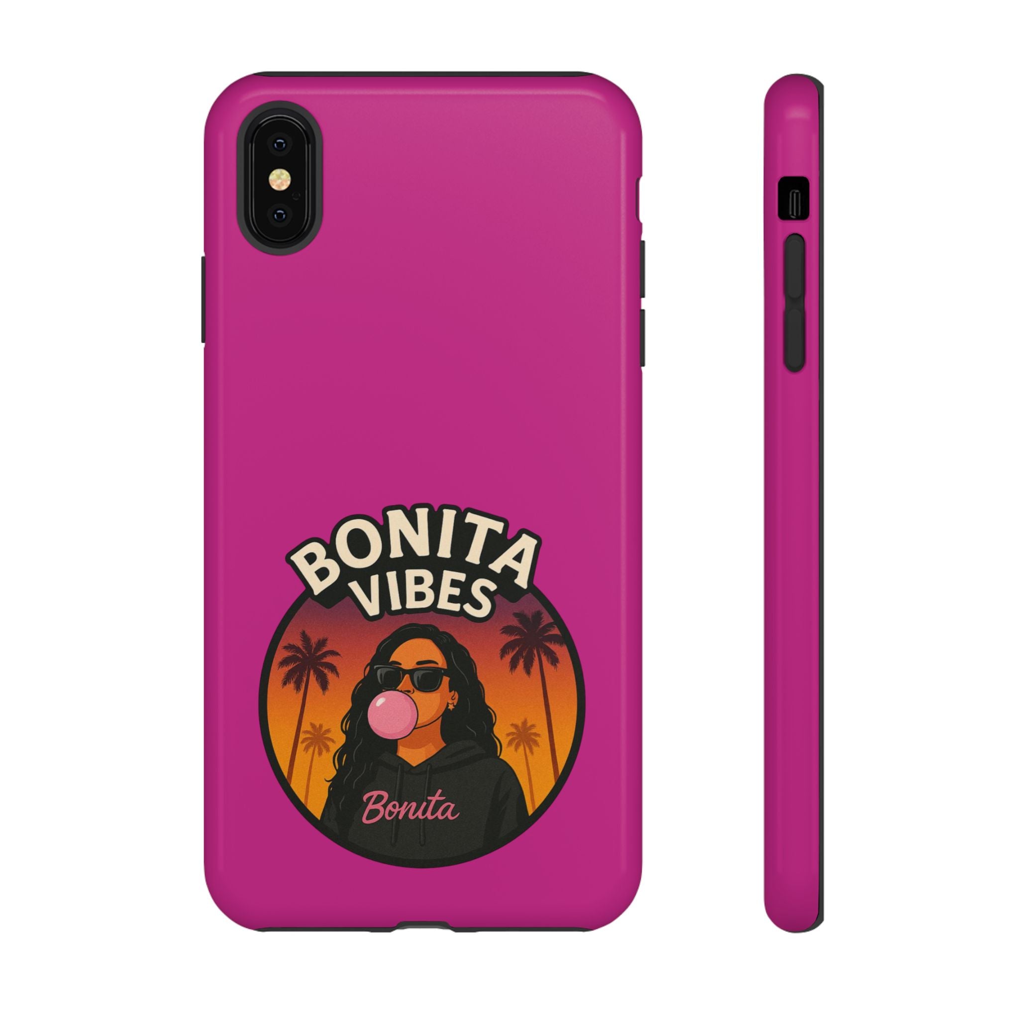Bonita Vibes: Sunset Sway Pink Phone Case, For all the Trendsetters, Stylish for all Vibes - My Bonita Vibes