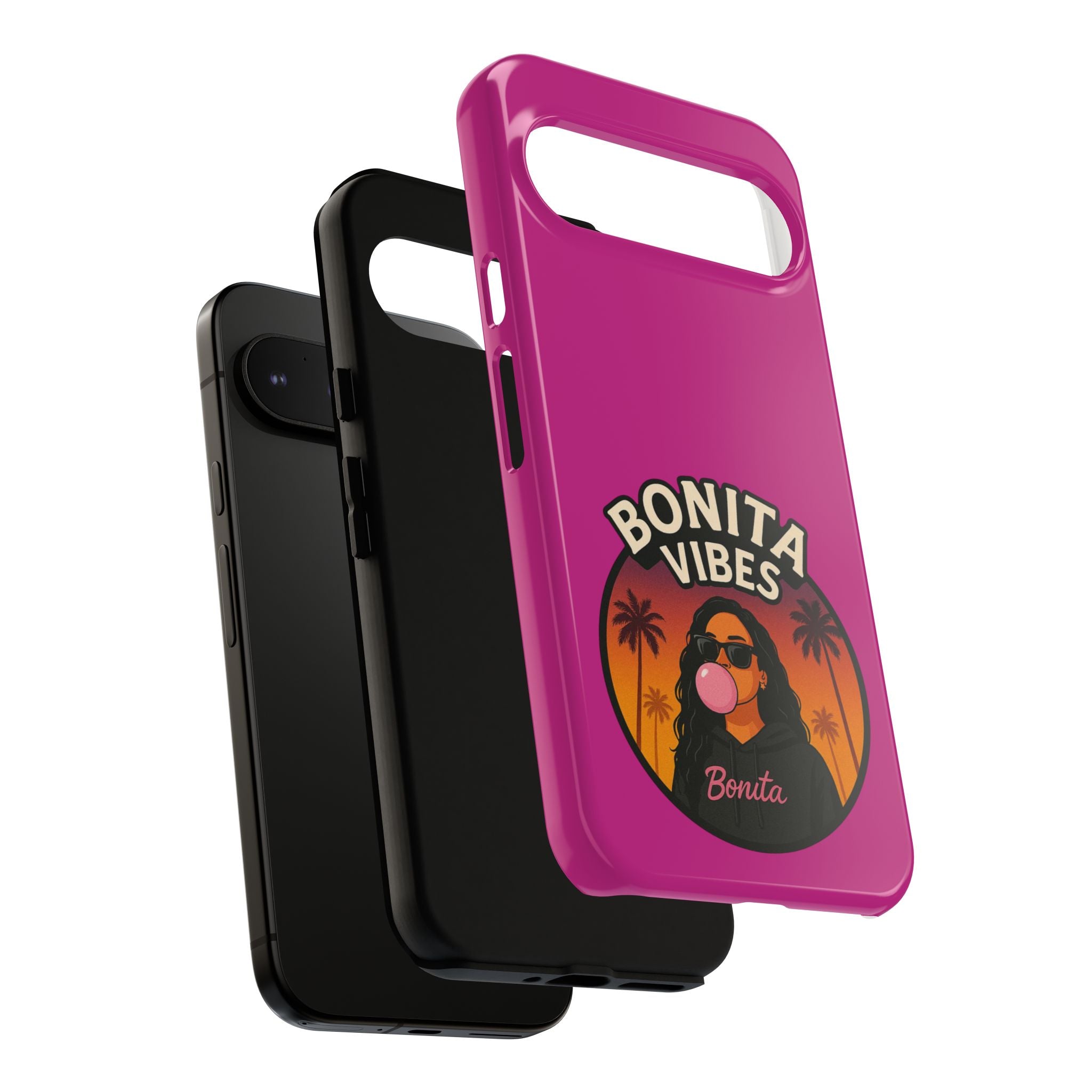Bonita Vibes: Sunset Sway Pink Phone Case, For all the Trendsetters, Stylish for all Vibes - My Bonita Vibes