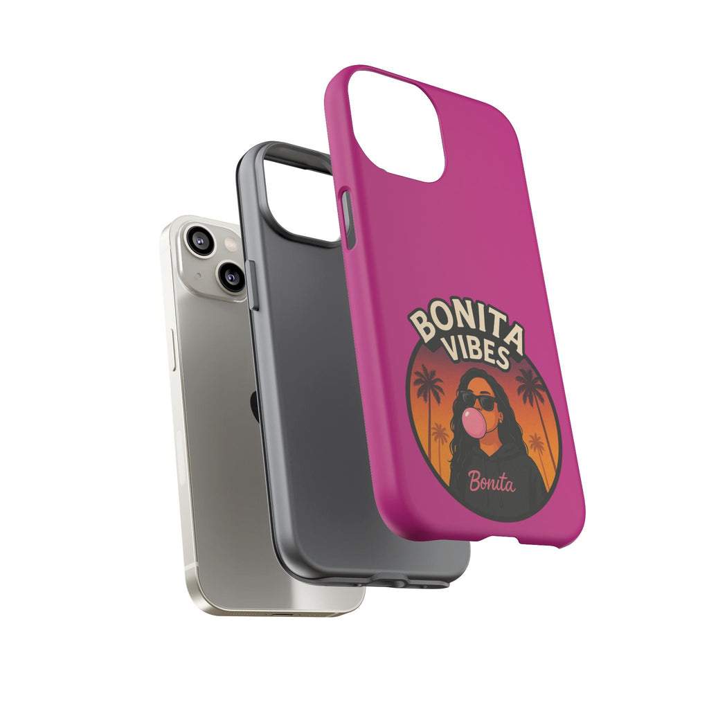 Bonita Vibes: Sunset Sway Pink Phone Case, For all the Trendsetters, Stylish for all Vibes - My Bonita Vibes