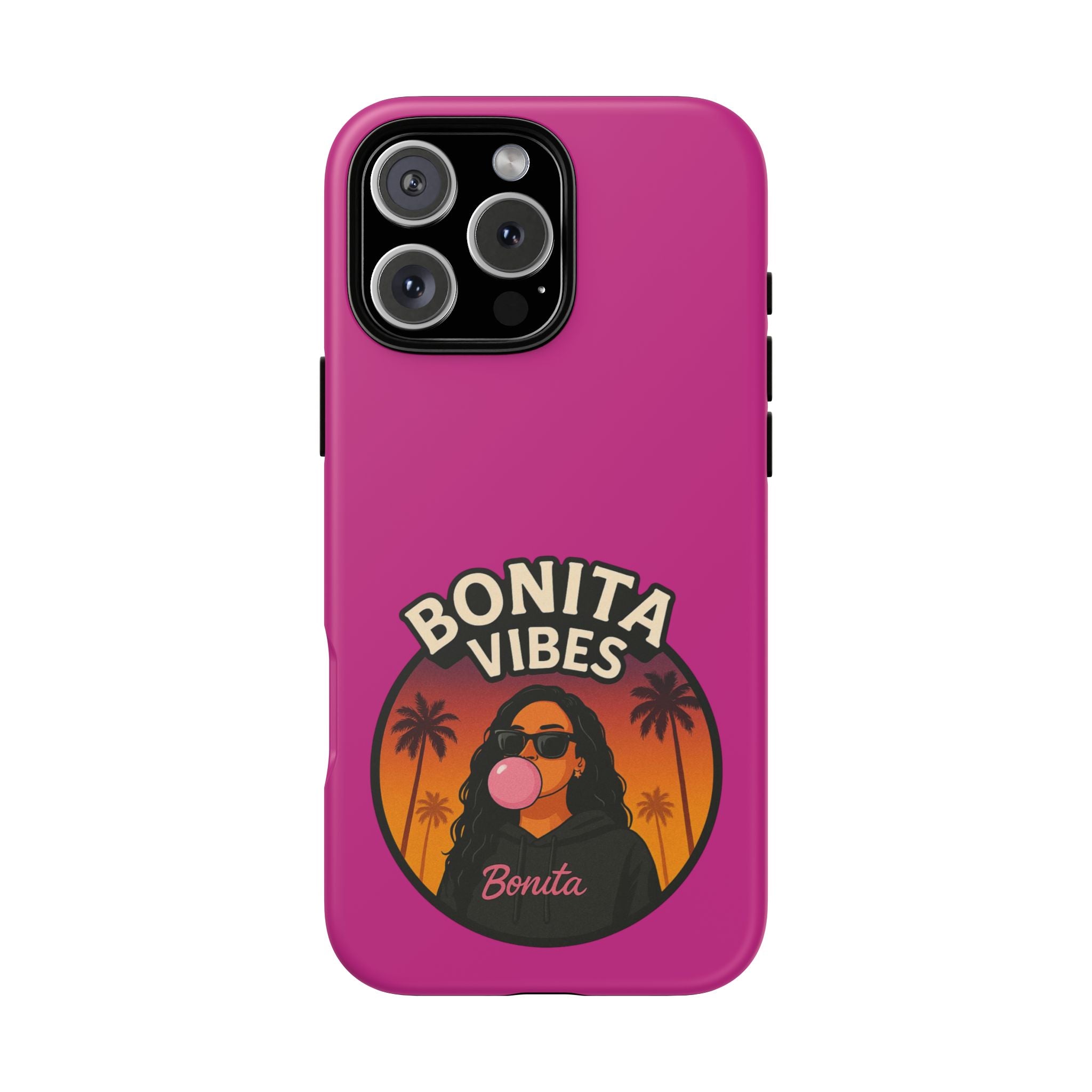 Bonita Vibes: Sunset Sway Pink Phone Case, For all the Trendsetters, Stylish for all Vibes - My Bonita Vibes