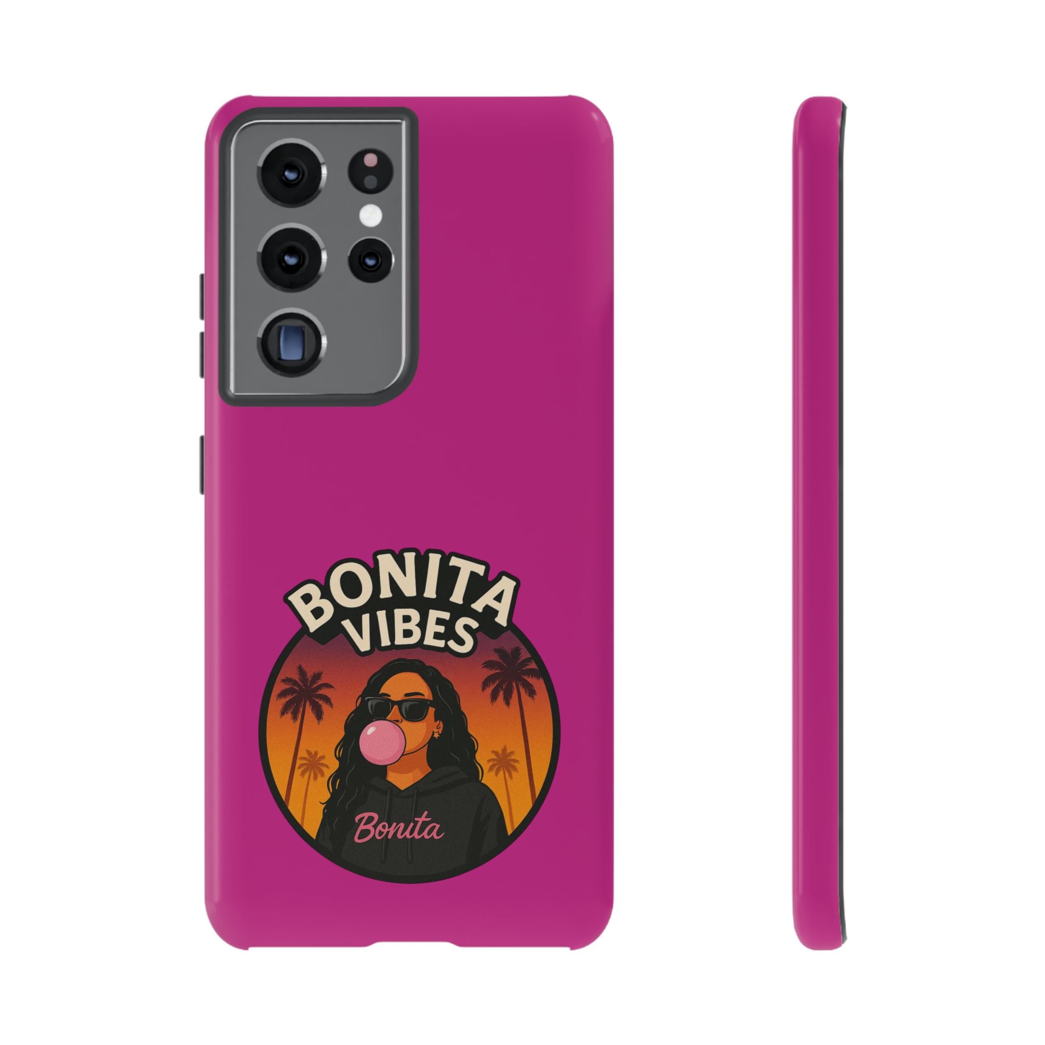 Bonita Vibes: Sunset Sway Pink Phone Case, For all the Trendsetters, Stylish for all Vibes - My Bonita Vibes