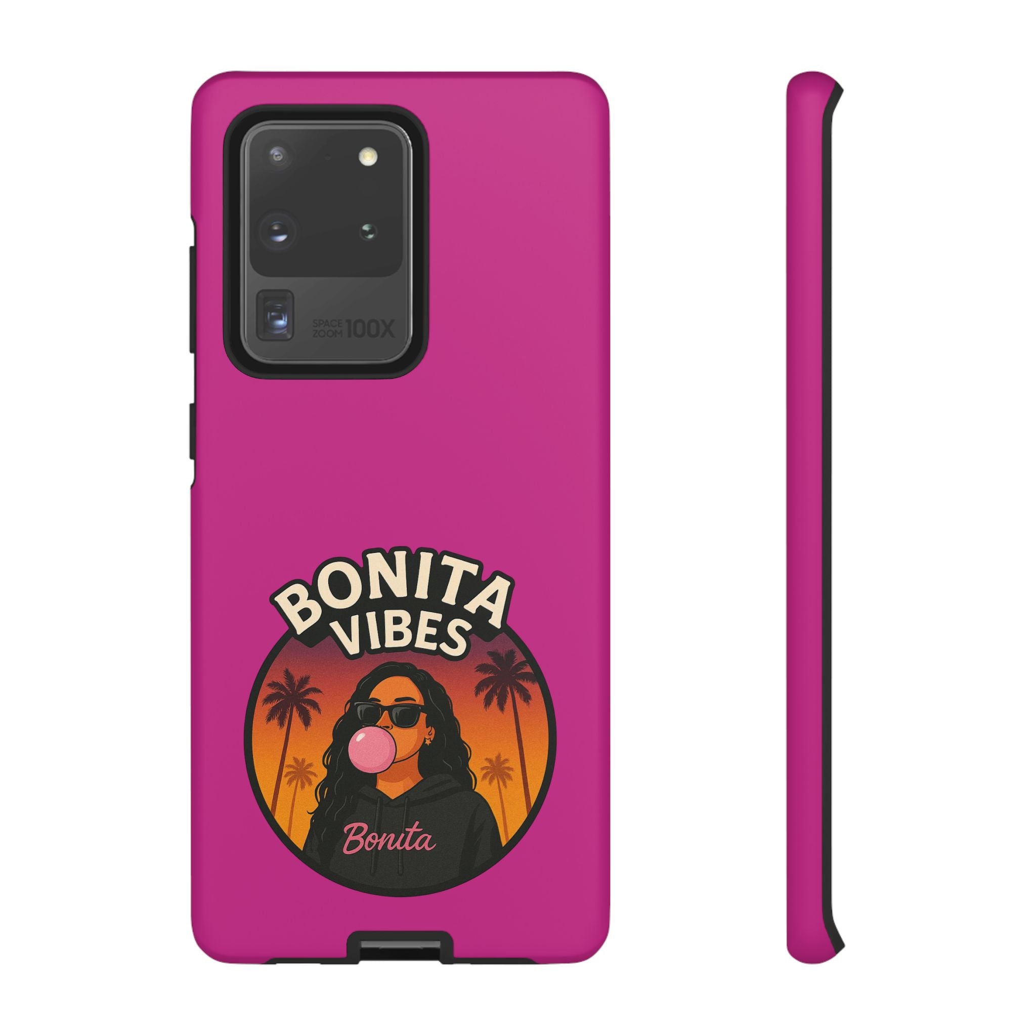 Bonita Vibes: Sunset Sway Pink Phone Case, For all the Trendsetters, Stylish for all Vibes - My Bonita Vibes