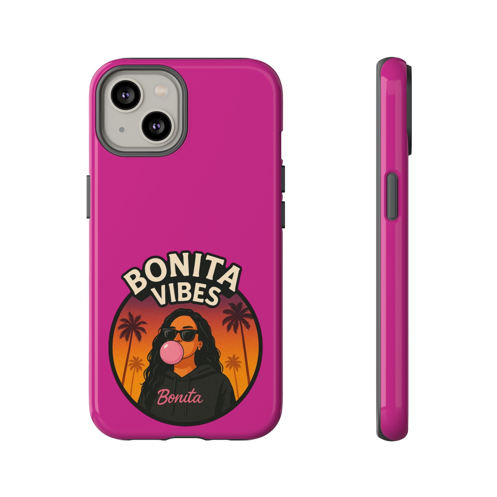 Bonita Vibes: Sunset Sway Pink Phone Case, For all the Trendsetters, Stylish for all Vibes - My Bonita Vibes