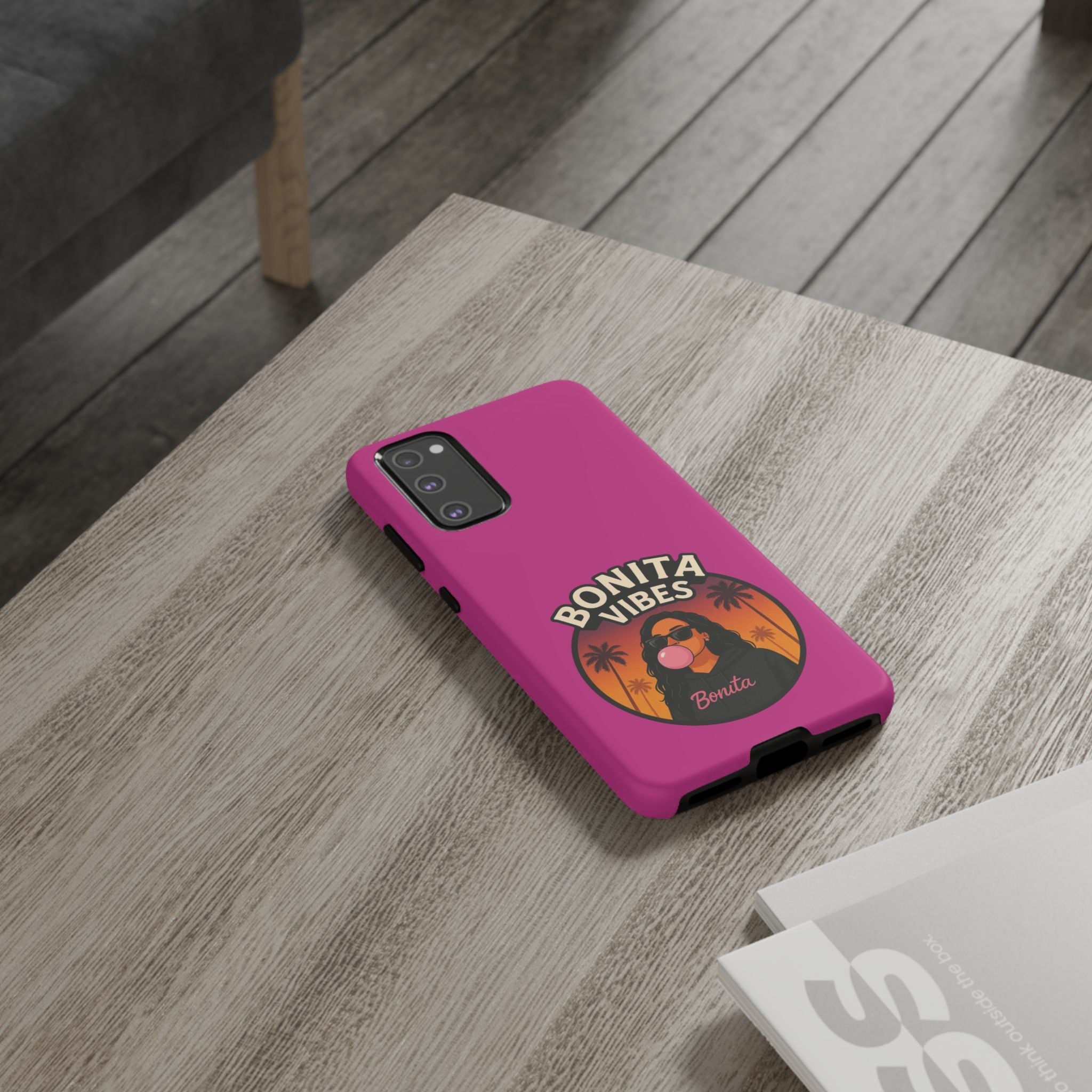 Bonita Vibes: Sunset Sway Pink Phone Case, For all the Trendsetters, Stylish for all Vibes - My Bonita Vibes