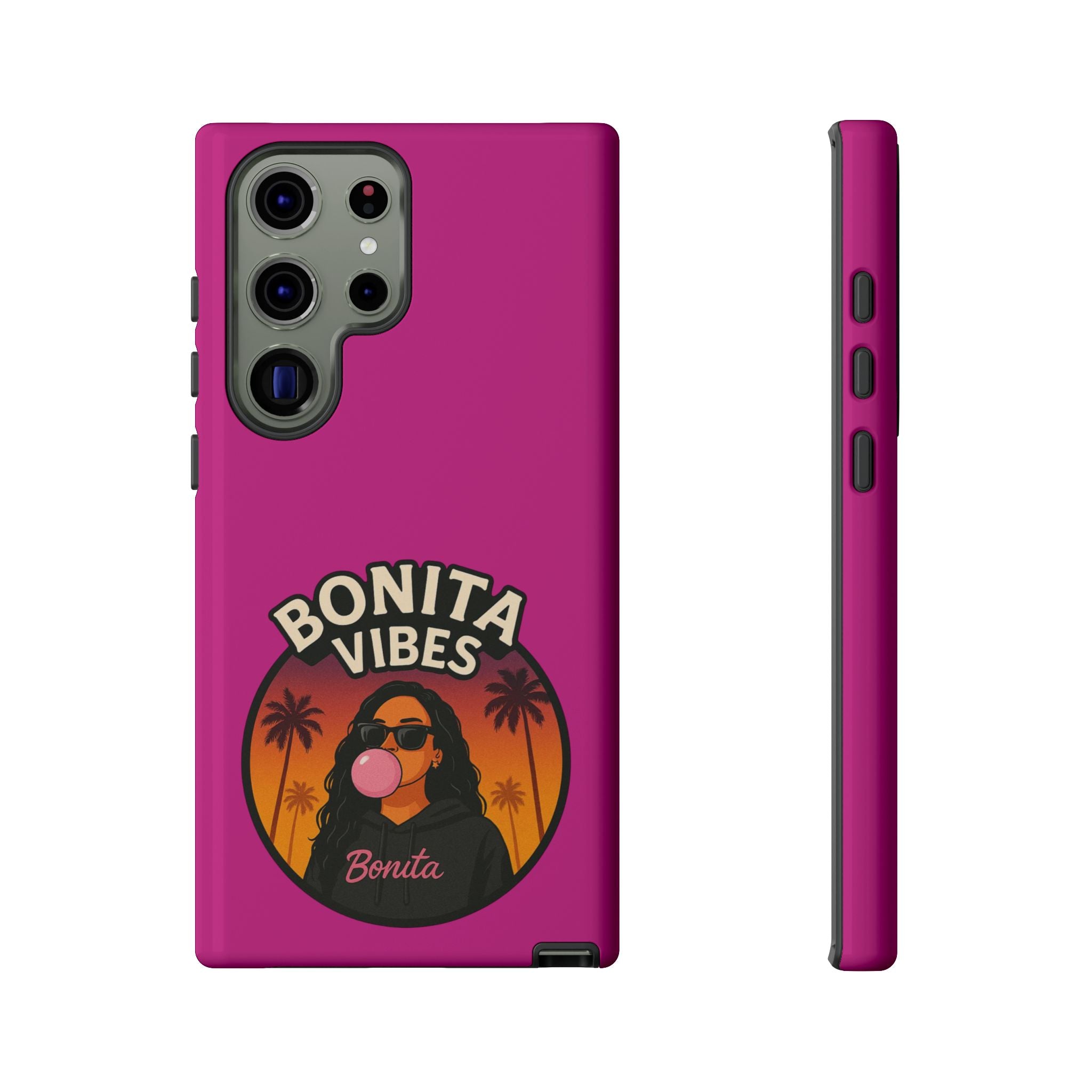 Bonita Vibes: Sunset Sway Pink Phone Case, For all the Trendsetters, Stylish for all Vibes - My Bonita Vibes