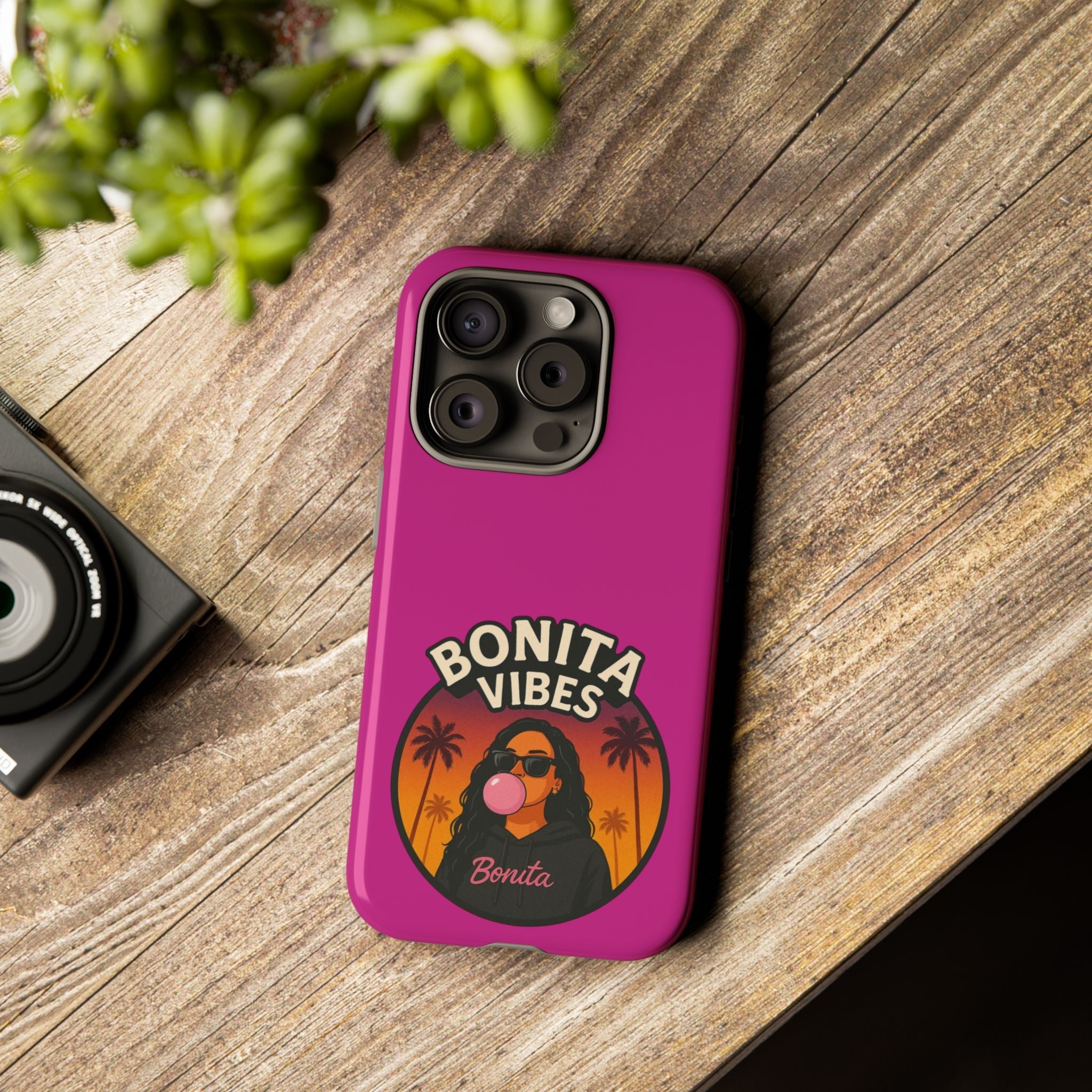 Bonita Vibes: Sunset Sway Pink Phone Case, For all the Trendsetters, Stylish for all Vibes - My Bonita Vibes