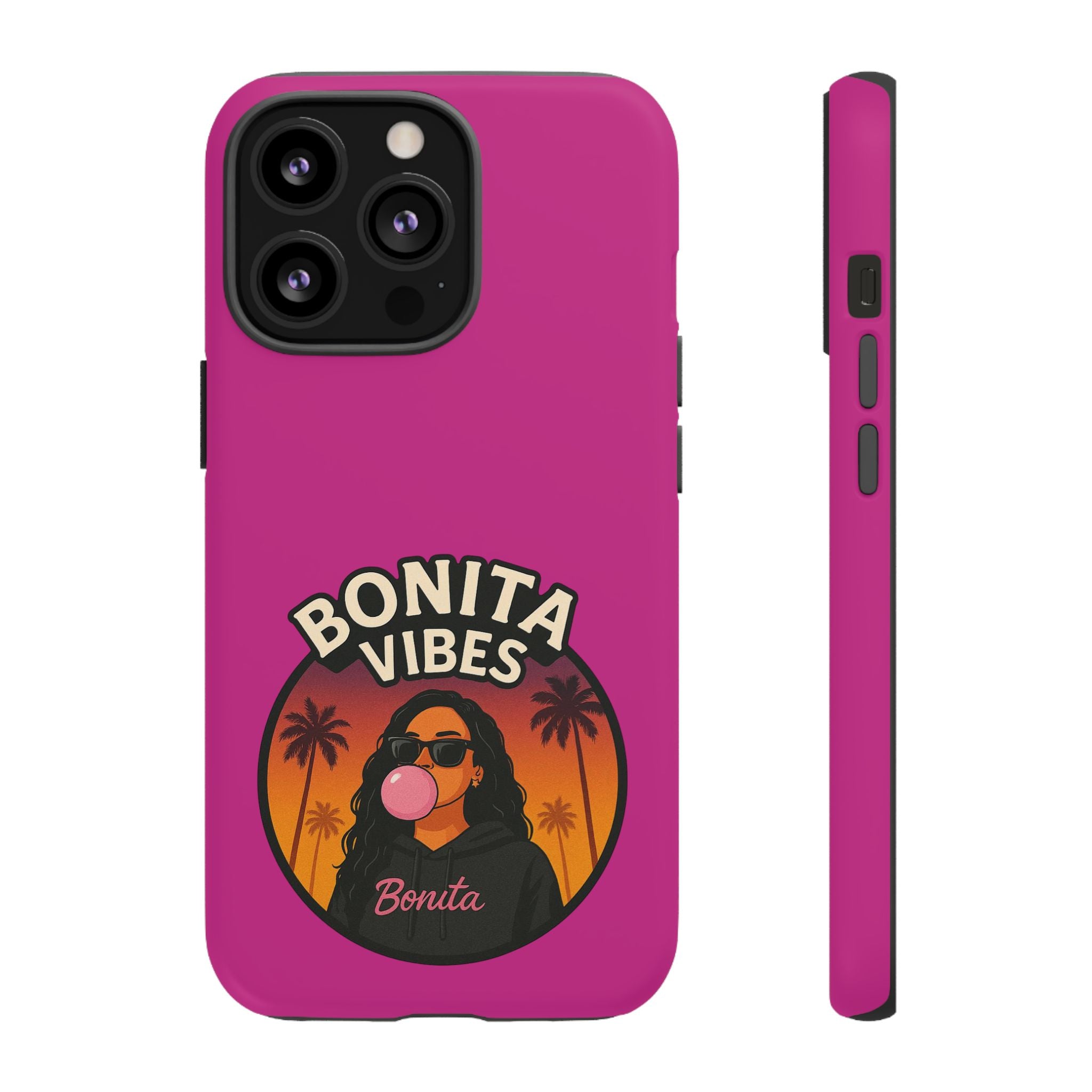 Bonita Vibes: Sunset Sway Pink Phone Case, For all the Trendsetters, Stylish for all Vibes - My Bonita Vibes