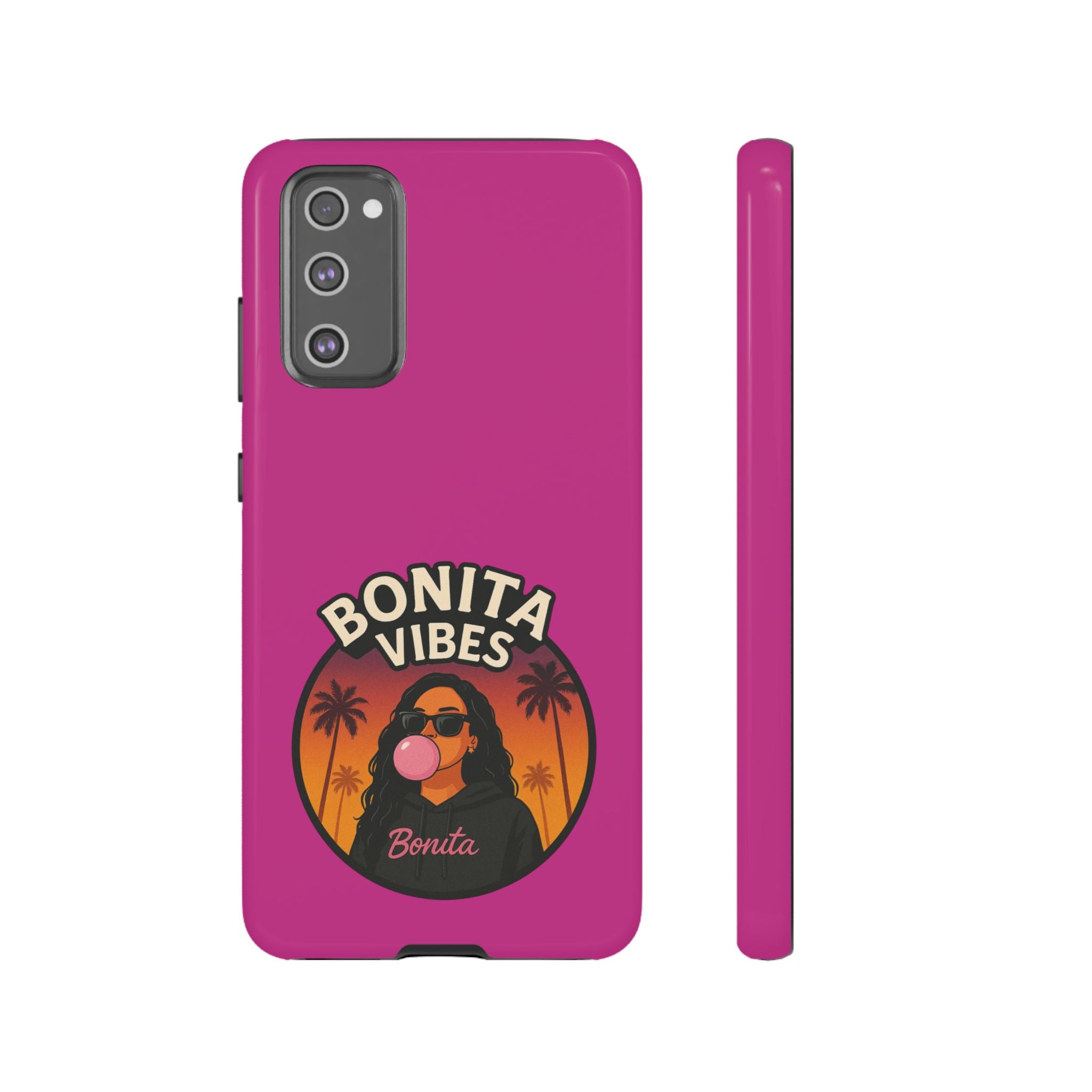 Bonita Vibes: Sunset Sway Pink Phone Case, For all the Trendsetters, Stylish for all Vibes - My Bonita Vibes