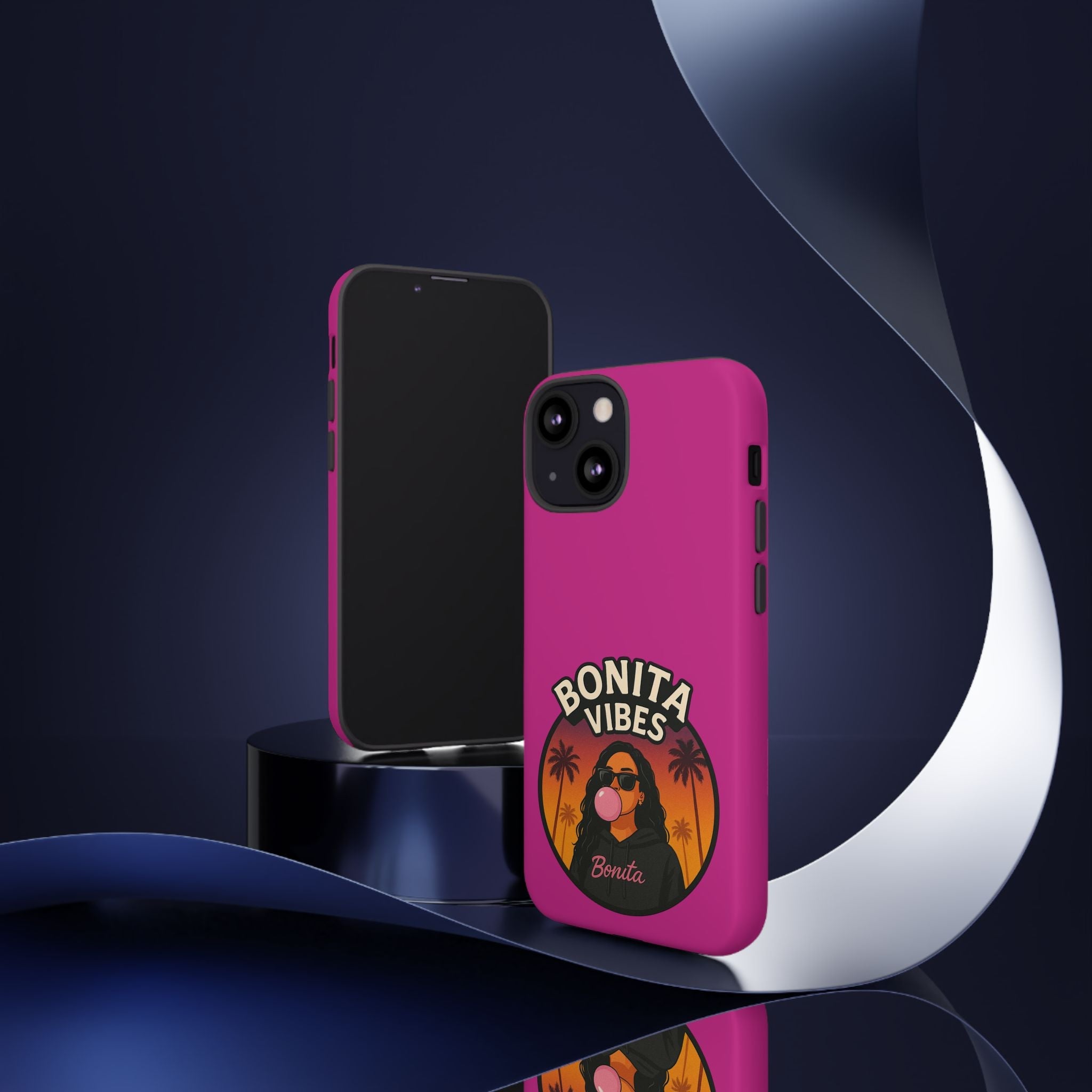 Bonita Vibes: Sunset Sway Pink Phone Case, For all the Trendsetters, Stylish for all Vibes - My Bonita Vibes