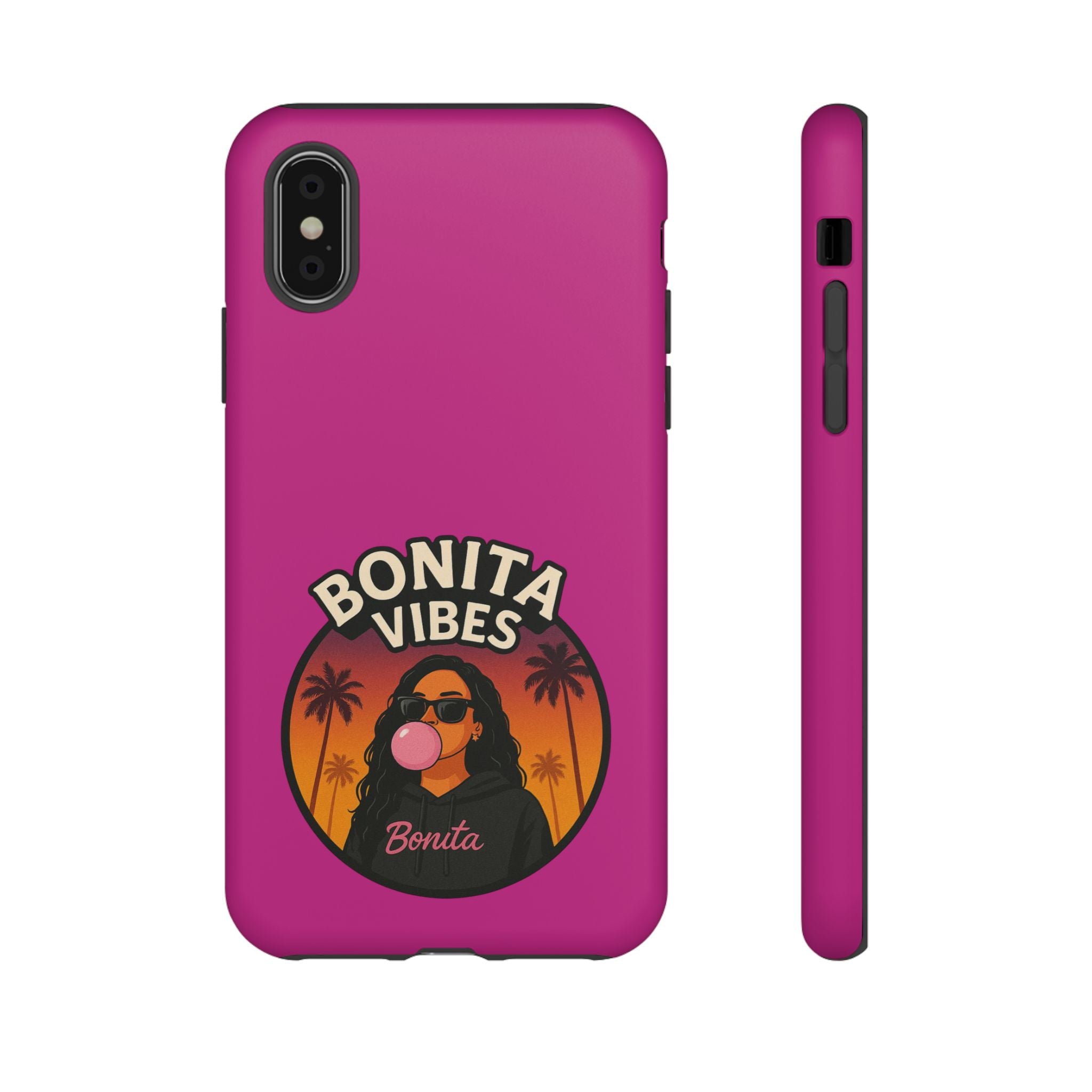 Bonita Vibes: Sunset Sway Pink Phone Case, For all the Trendsetters, Stylish for all Vibes - My Bonita Vibes
