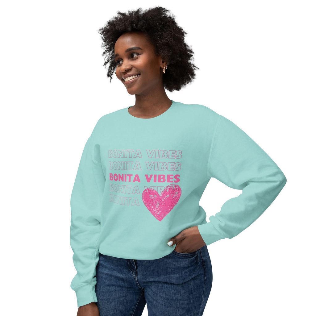 Bonita Vibes: SweetHearted Vibes Lightweight Crewneck Sweatshirt - My Bonita Vibes