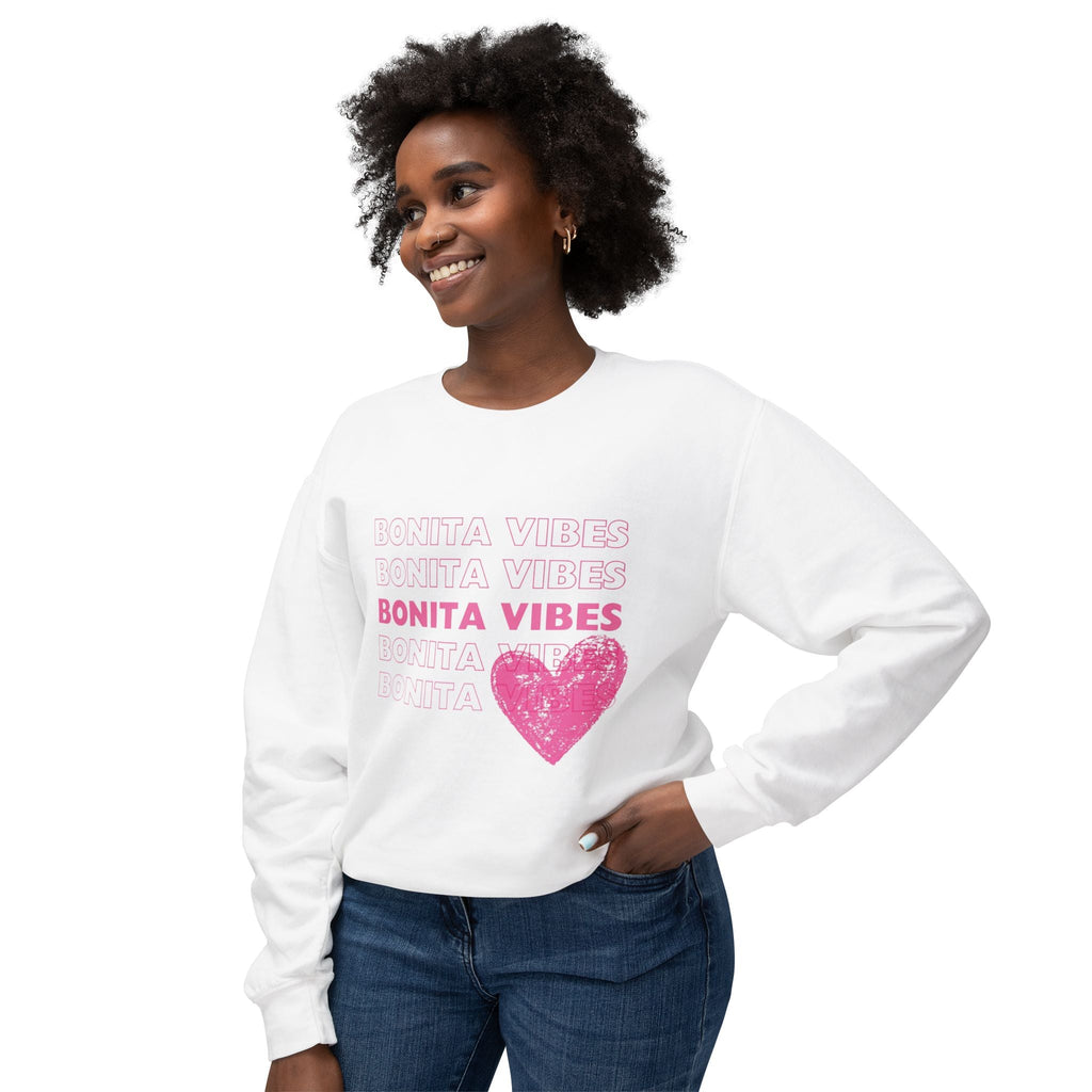 Bonita Vibes: SweetHearted Vibes Lightweight Crewneck Sweatshirt - My Bonita Vibes