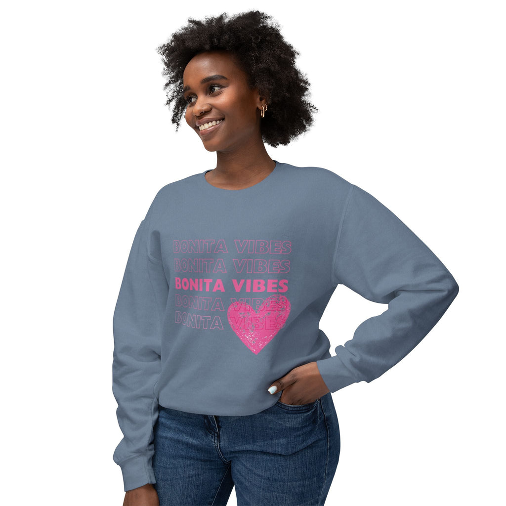 Bonita Vibes: SweetHearted Vibes Lightweight Crewneck Sweatshirt - My Bonita Vibes