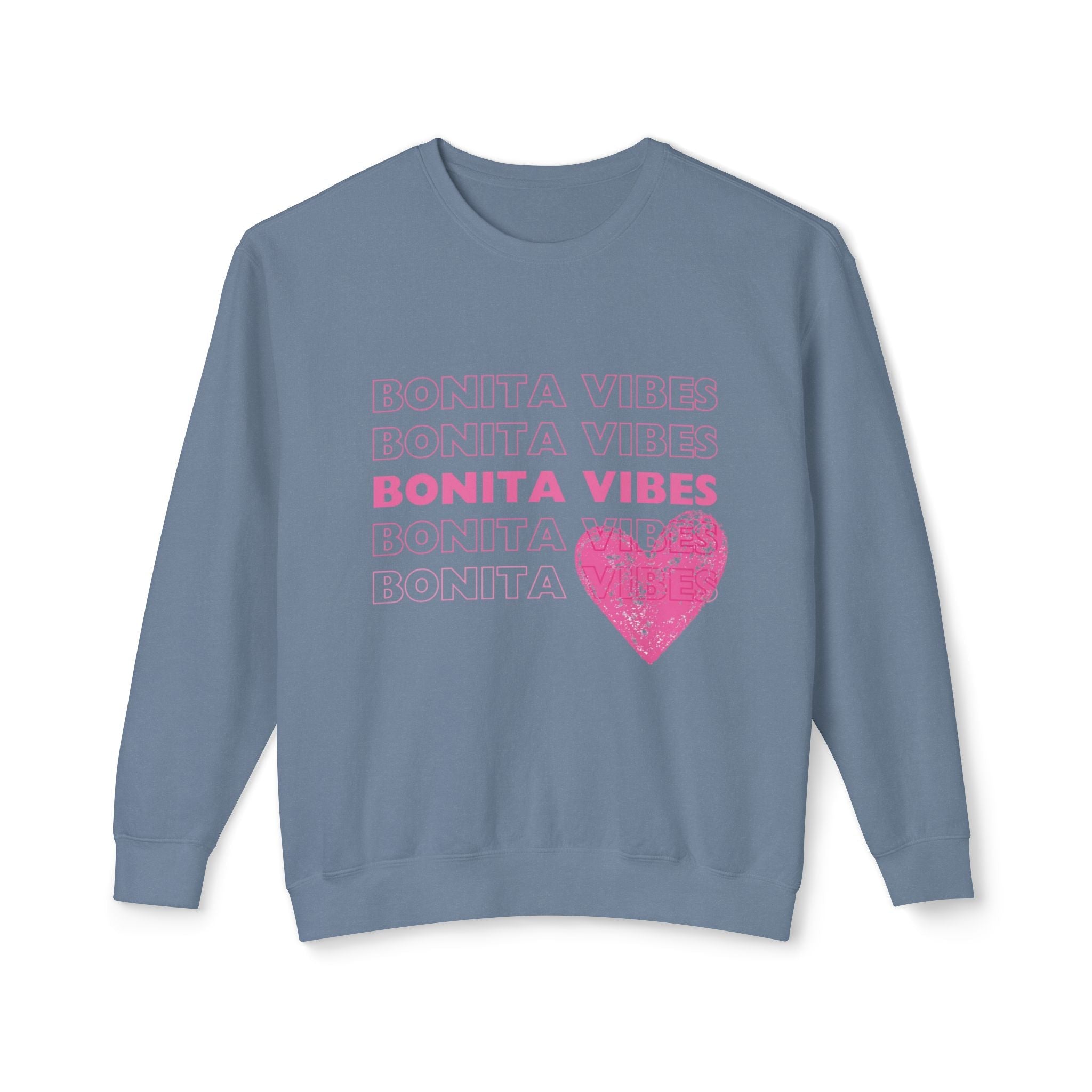 Bonita Vibes: SweetHearted Vibes Lightweight Crewneck Sweatshirt - My Bonita Vibes