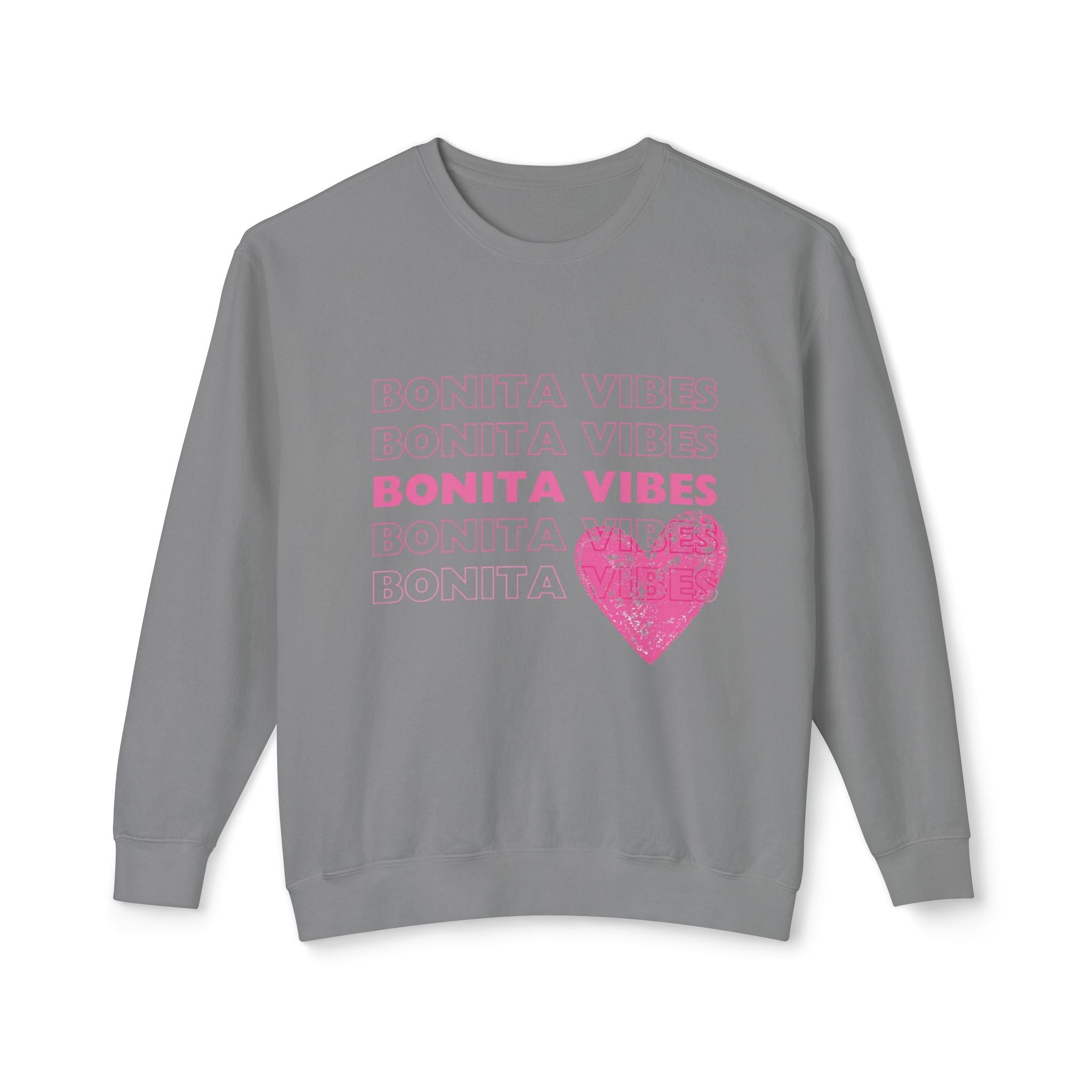 Bonita Vibes: SweetHearted Vibes Lightweight Crewneck Sweatshirt - My Bonita Vibes