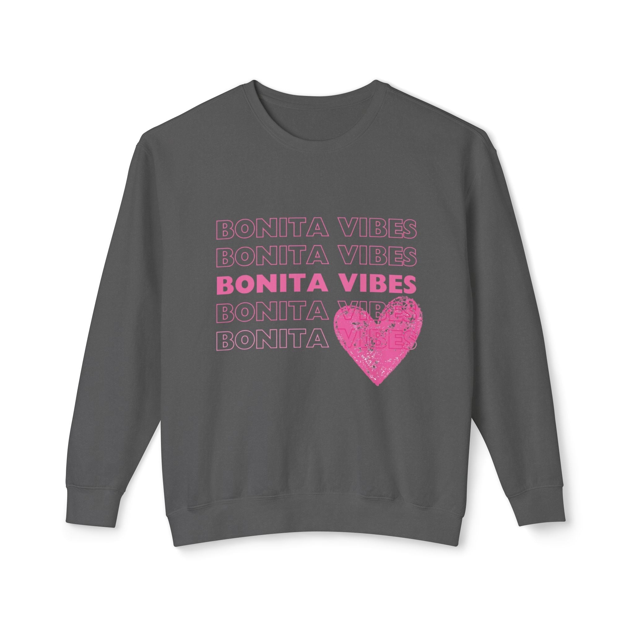 Bonita Vibes: SweetHearted Vibes Lightweight Crewneck Sweatshirt - My Bonita Vibes