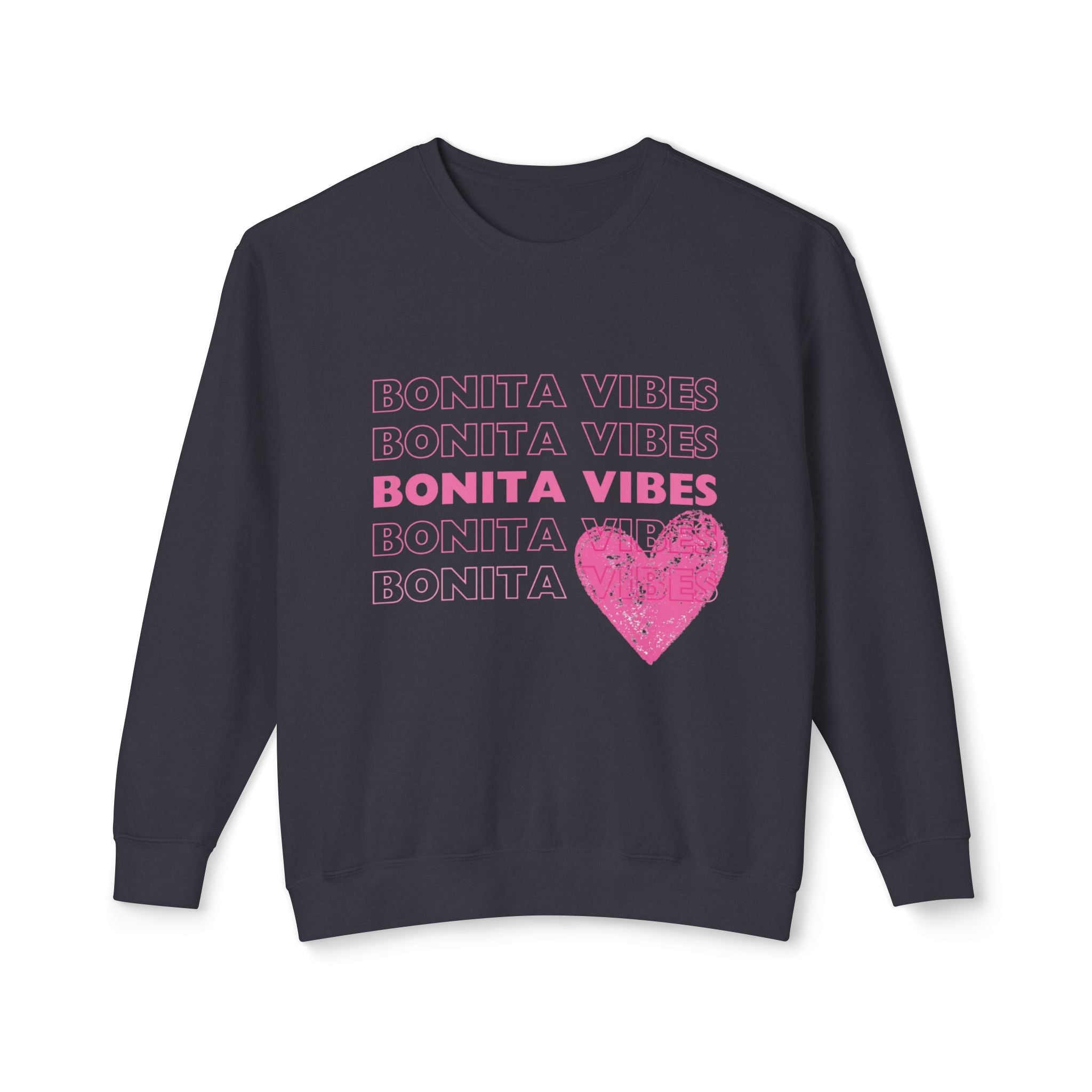 Bonita Vibes: SweetHearted Vibes Lightweight Crewneck Sweatshirt - My Bonita Vibes