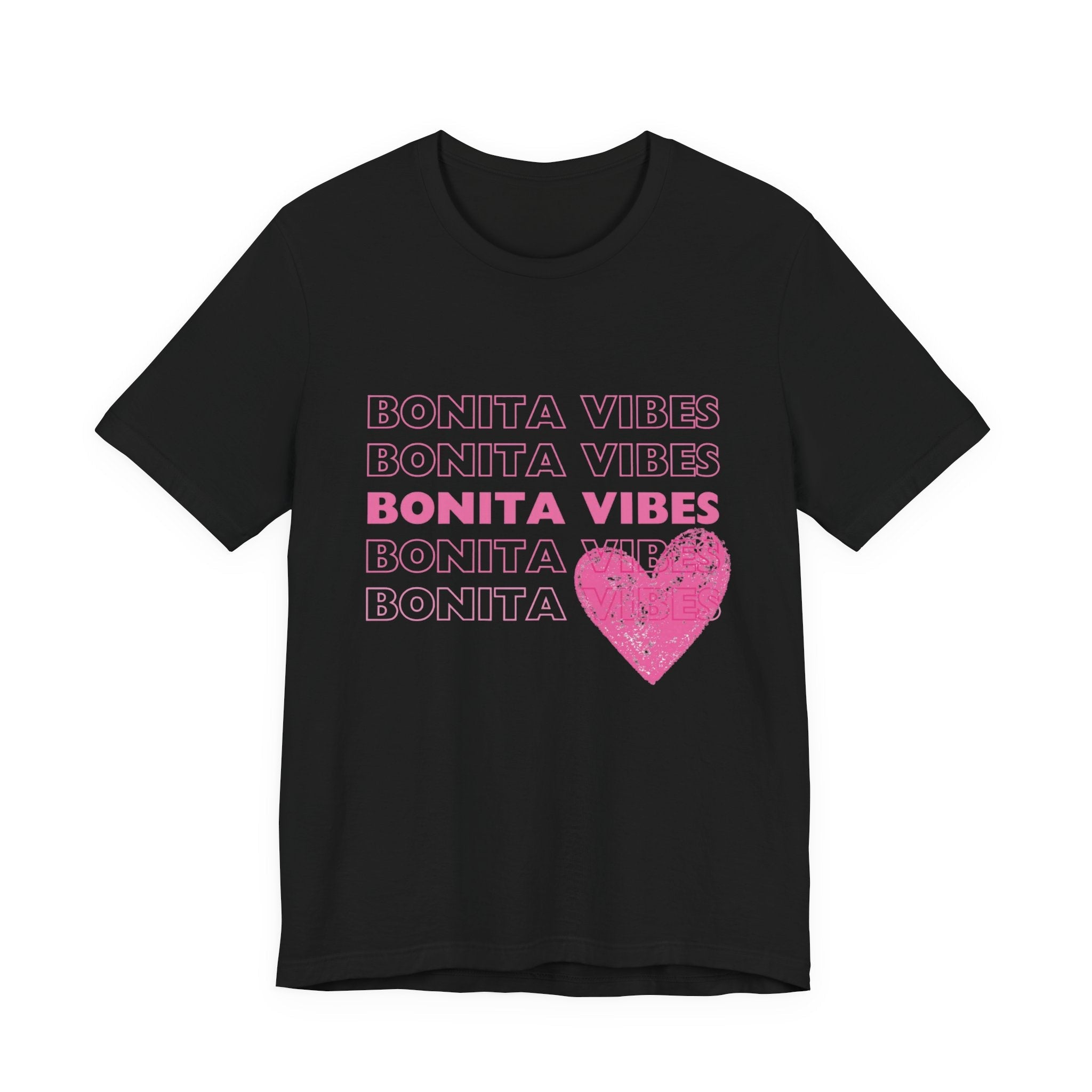 Bonita Vibes - SweetHearted Vibes Short Sleeve Stylish Tee - My Bonita Vibes