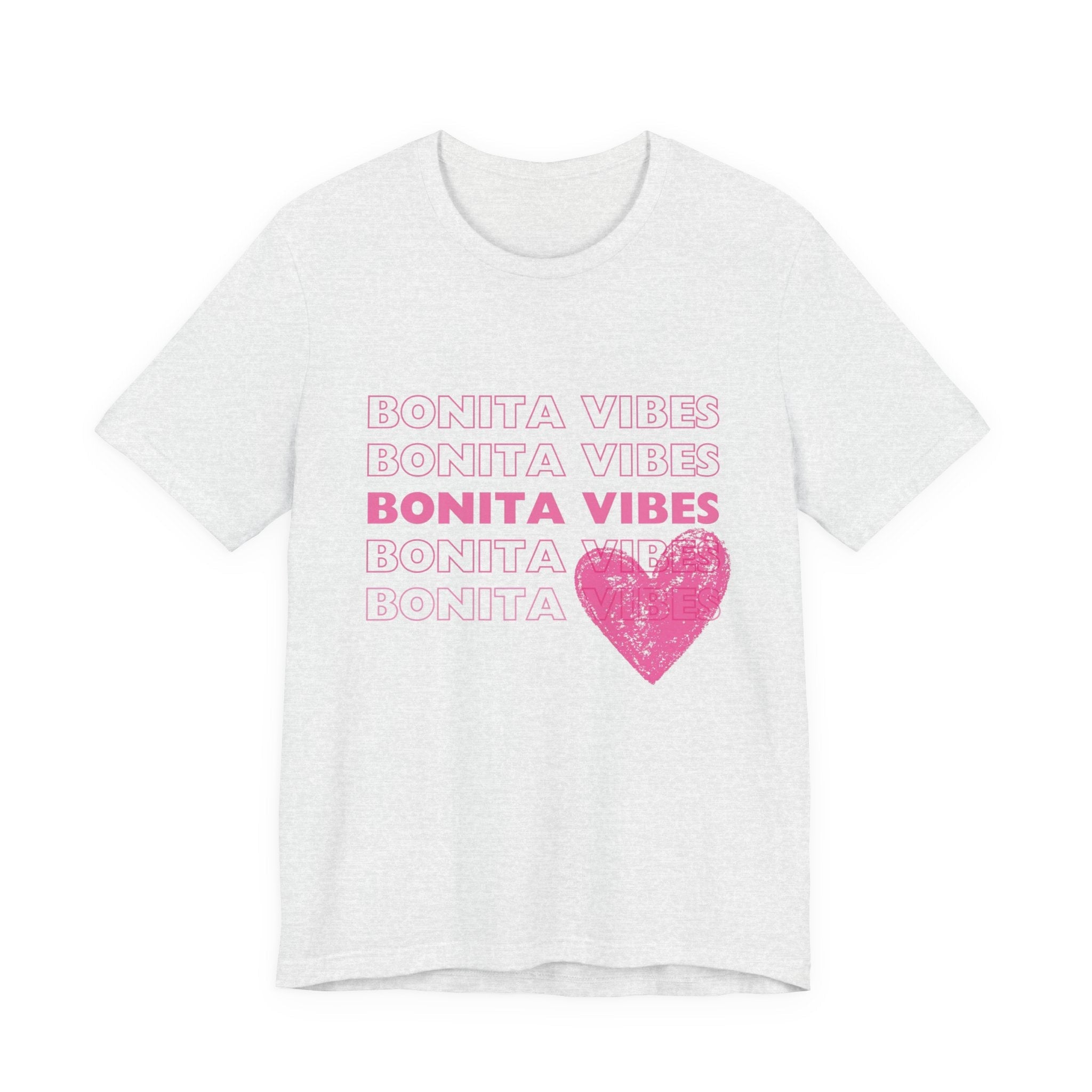 Bonita Vibes - SweetHearted Vibes Short Sleeve Stylish Tee - My Bonita Vibes