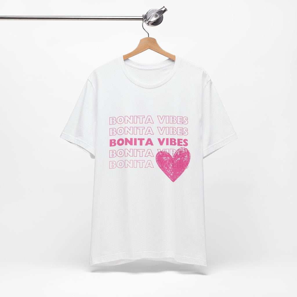 Bonita Vibes - SweetHearted Vibes Short Sleeve Stylish Tee - My Bonita Vibes