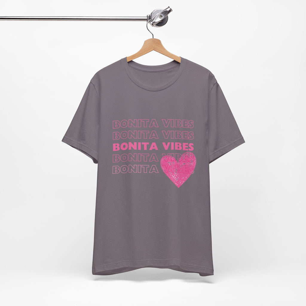 Bonita Vibes - SweetHearted Vibes Short Sleeve Stylish Tee - My Bonita Vibes