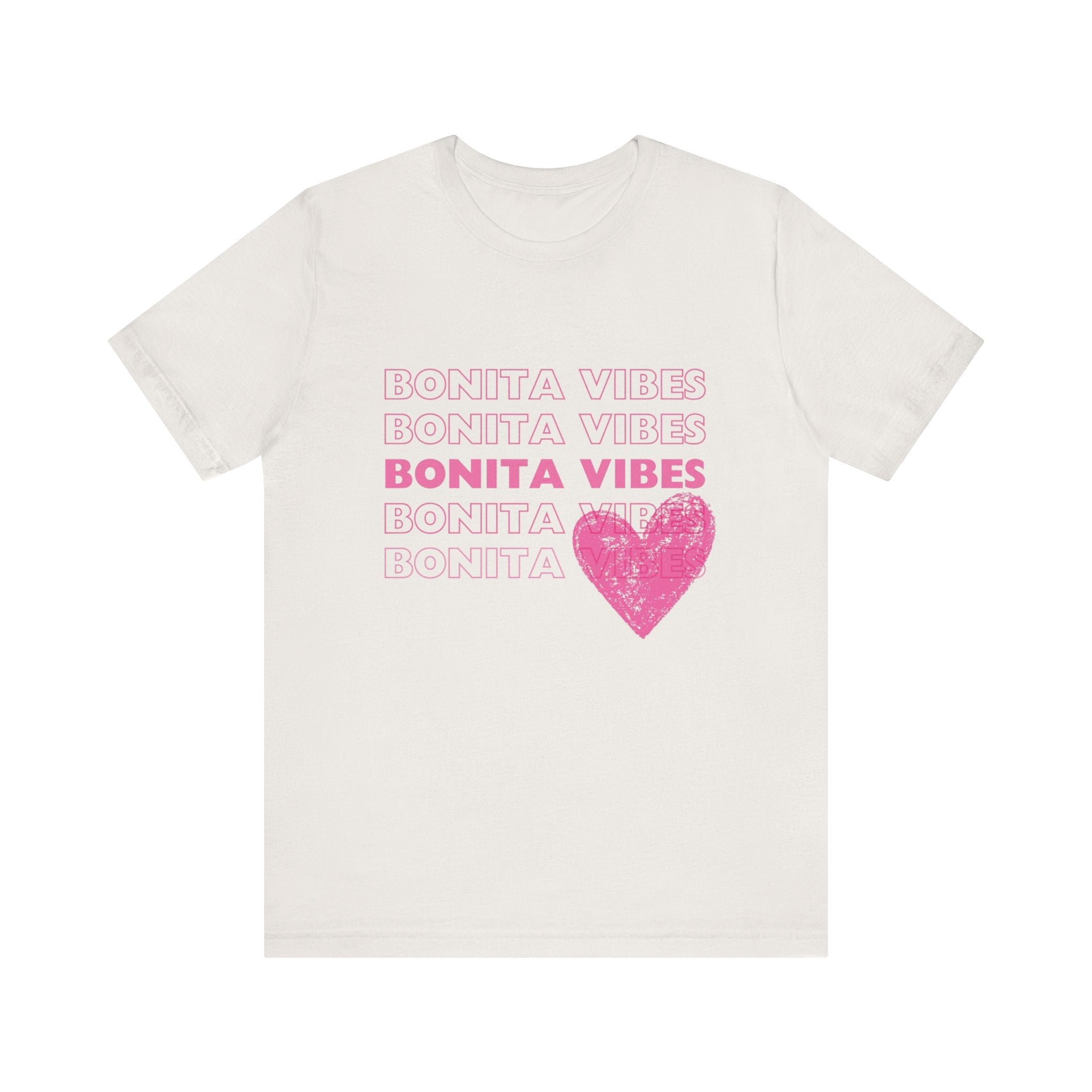 Bonita Vibes - SweetHearted Vibes Short Sleeve Stylish Tee - My Bonita Vibes