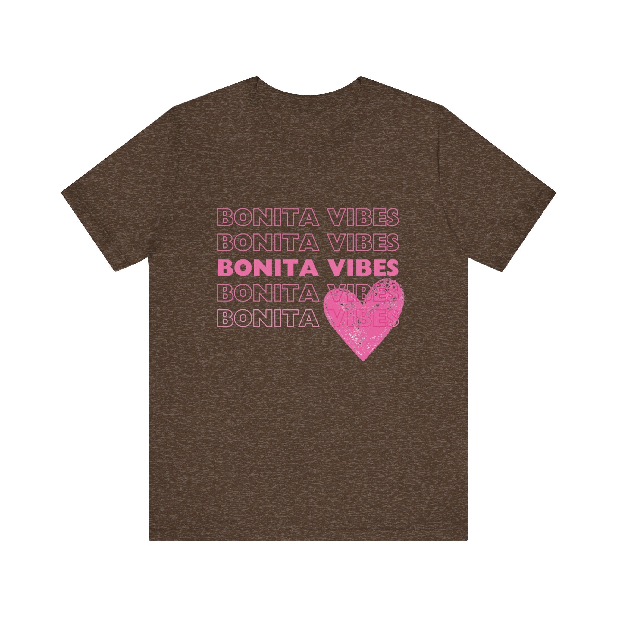 Bonita Vibes - SweetHearted Vibes Short Sleeve Stylish Tee - My Bonita Vibes