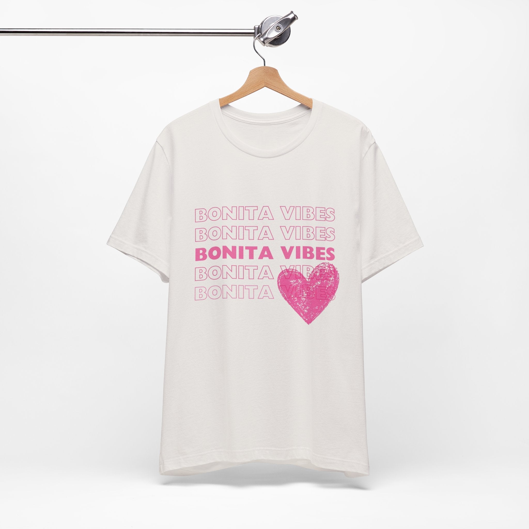 Bonita Vibes - SweetHearted Vibes Short Sleeve Stylish Tee - My Bonita Vibes